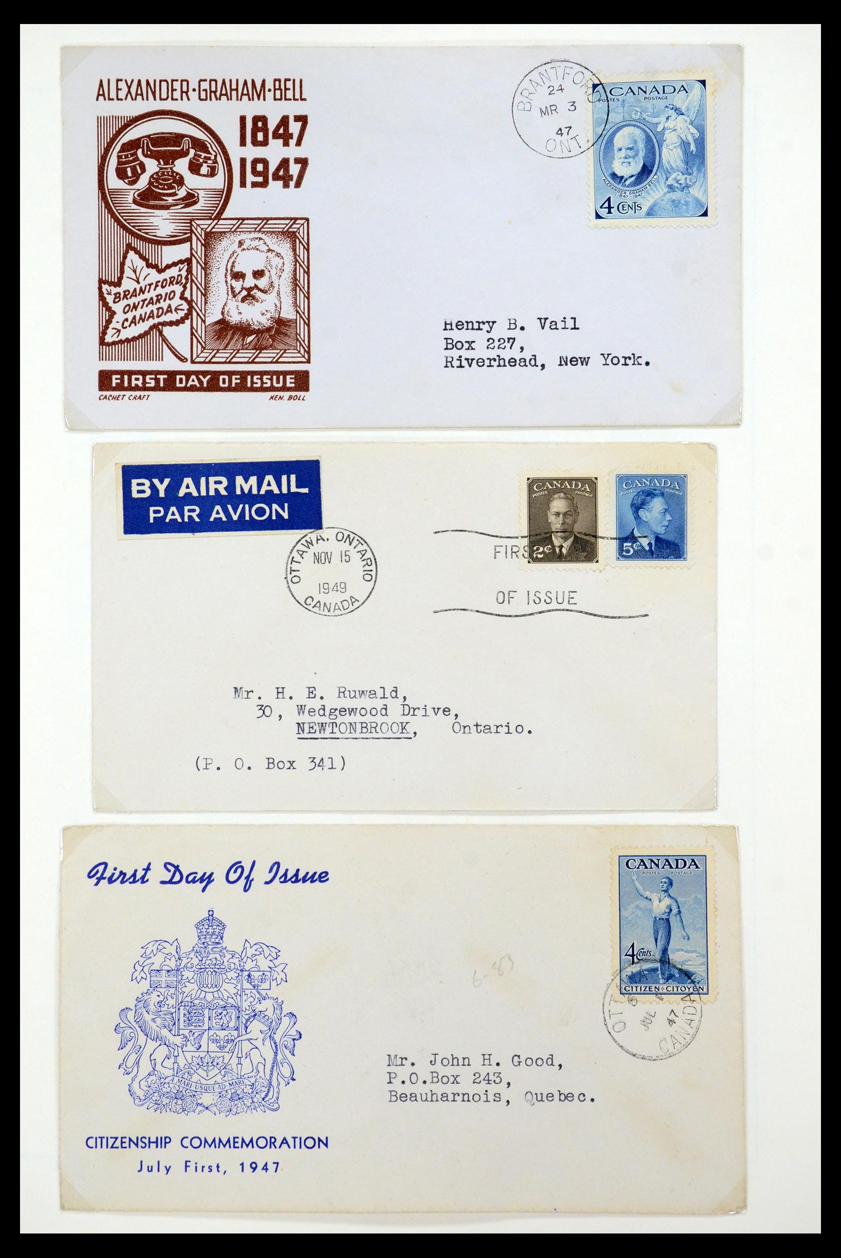 35336 073 - Postzegelverzameling 35336 Canada en provincies 1851-1995.