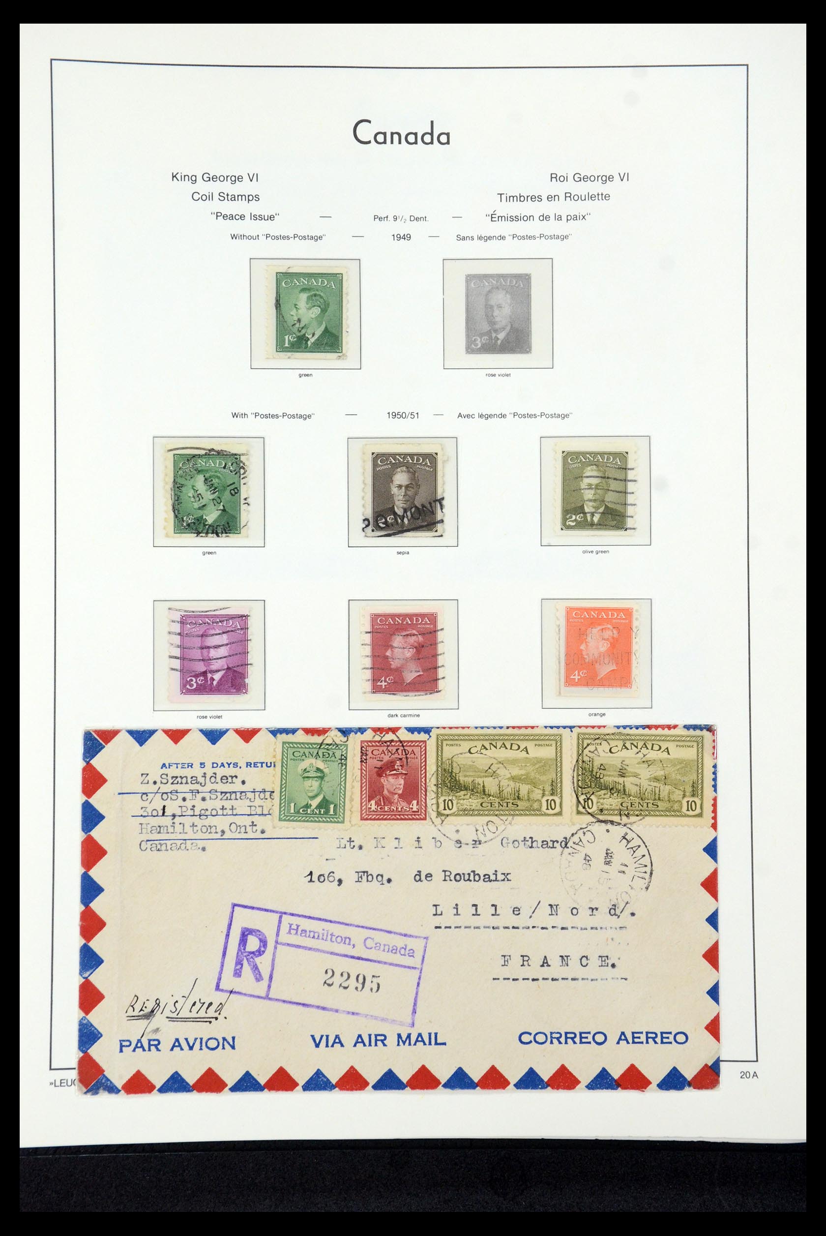 35336 074 - Postzegelverzameling 35336 Canada en provincies 1851-1995.