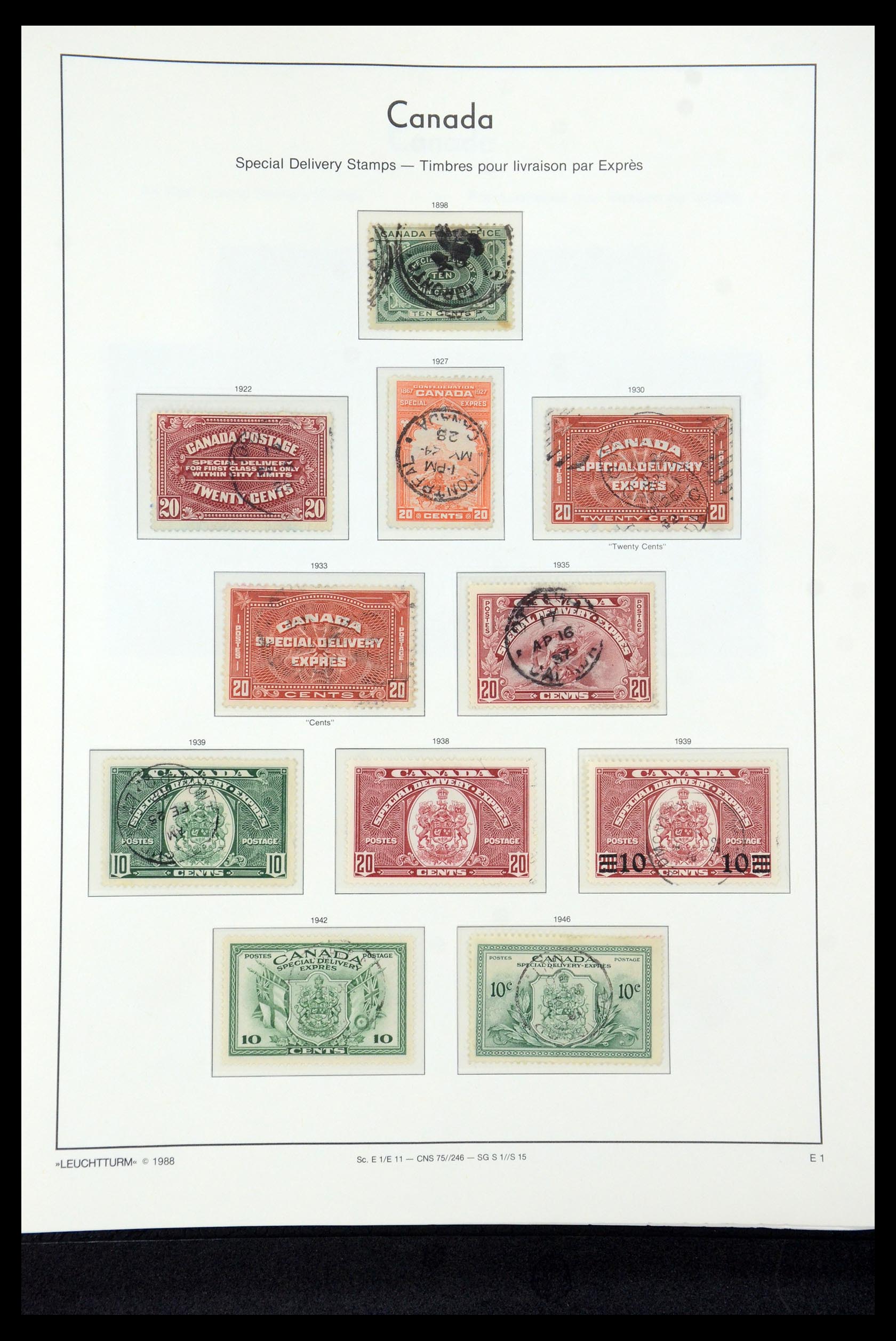35336 076 - Postzegelverzameling 35336 Canada en provincies 1851-1995.