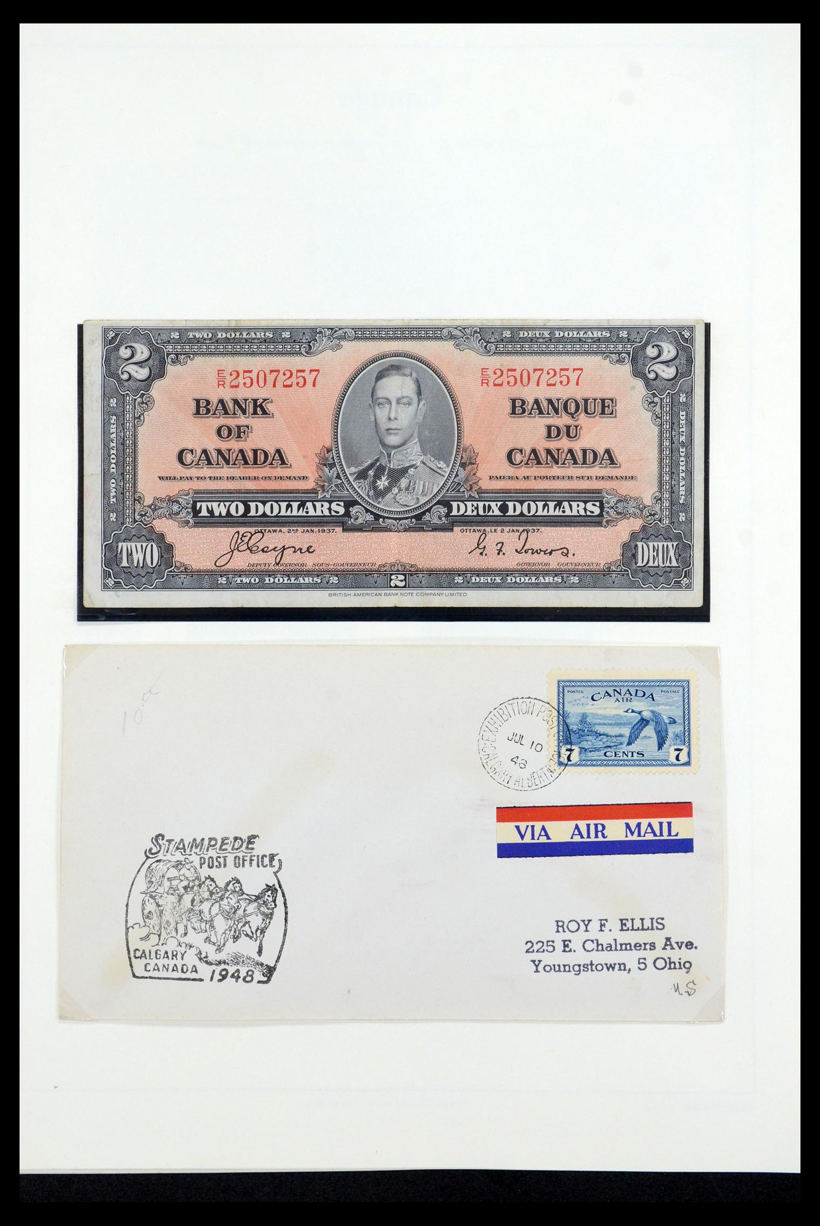 35336 077 - Postzegelverzameling 35336 Canada en provincies 1851-1995.