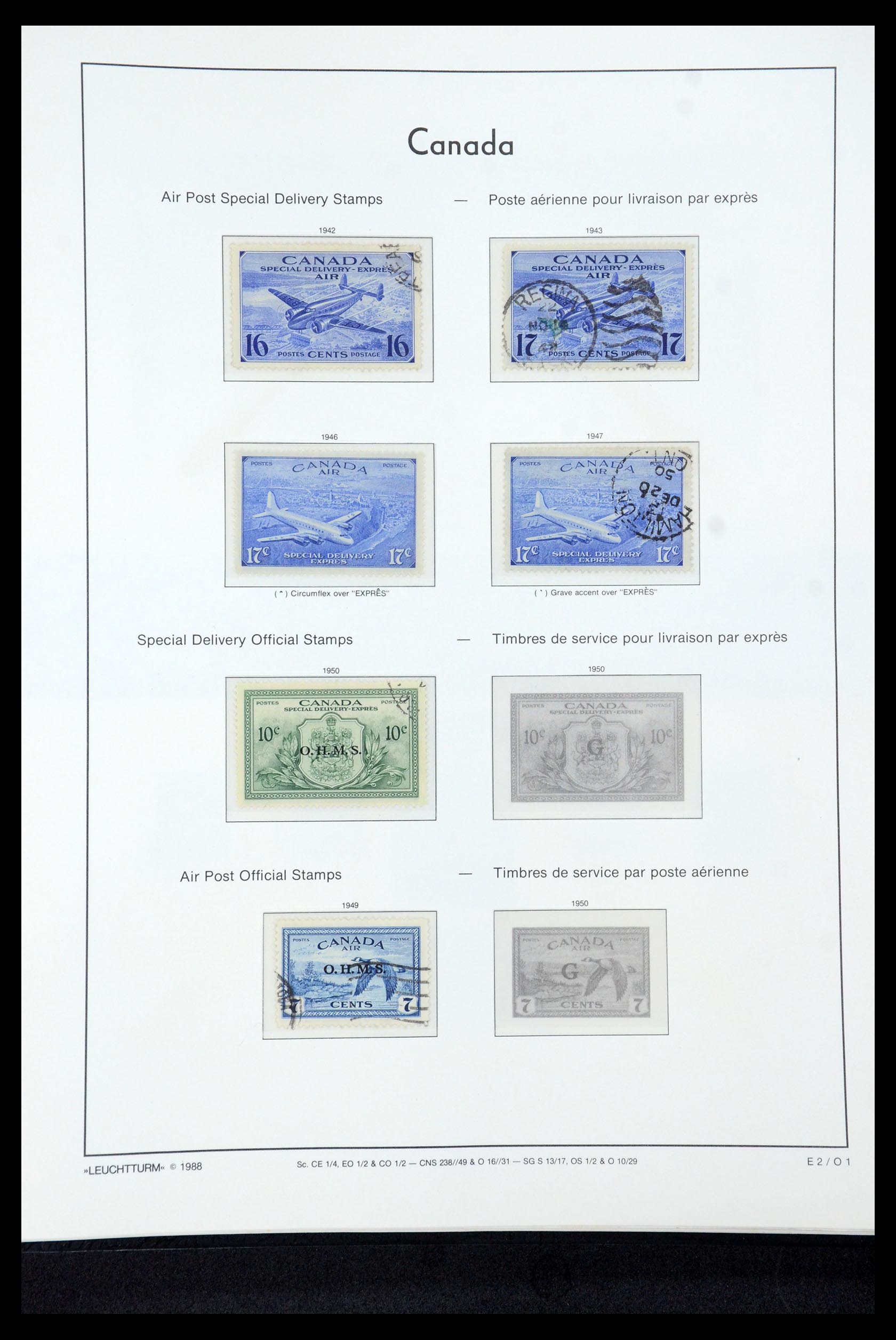 35336 078 - Postzegelverzameling 35336 Canada en provincies 1851-1995.