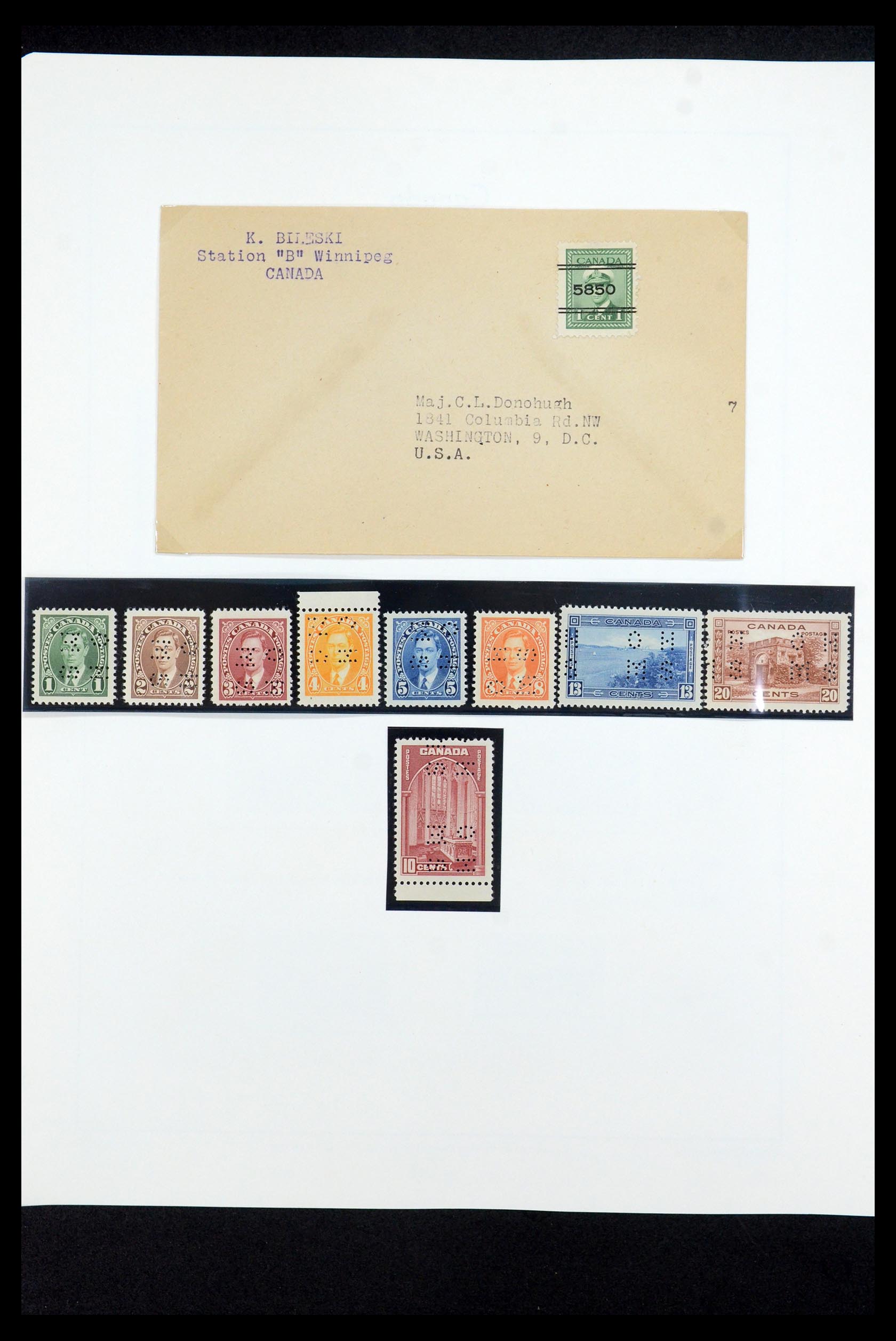 35336 079 - Postzegelverzameling 35336 Canada en provincies 1851-1995.