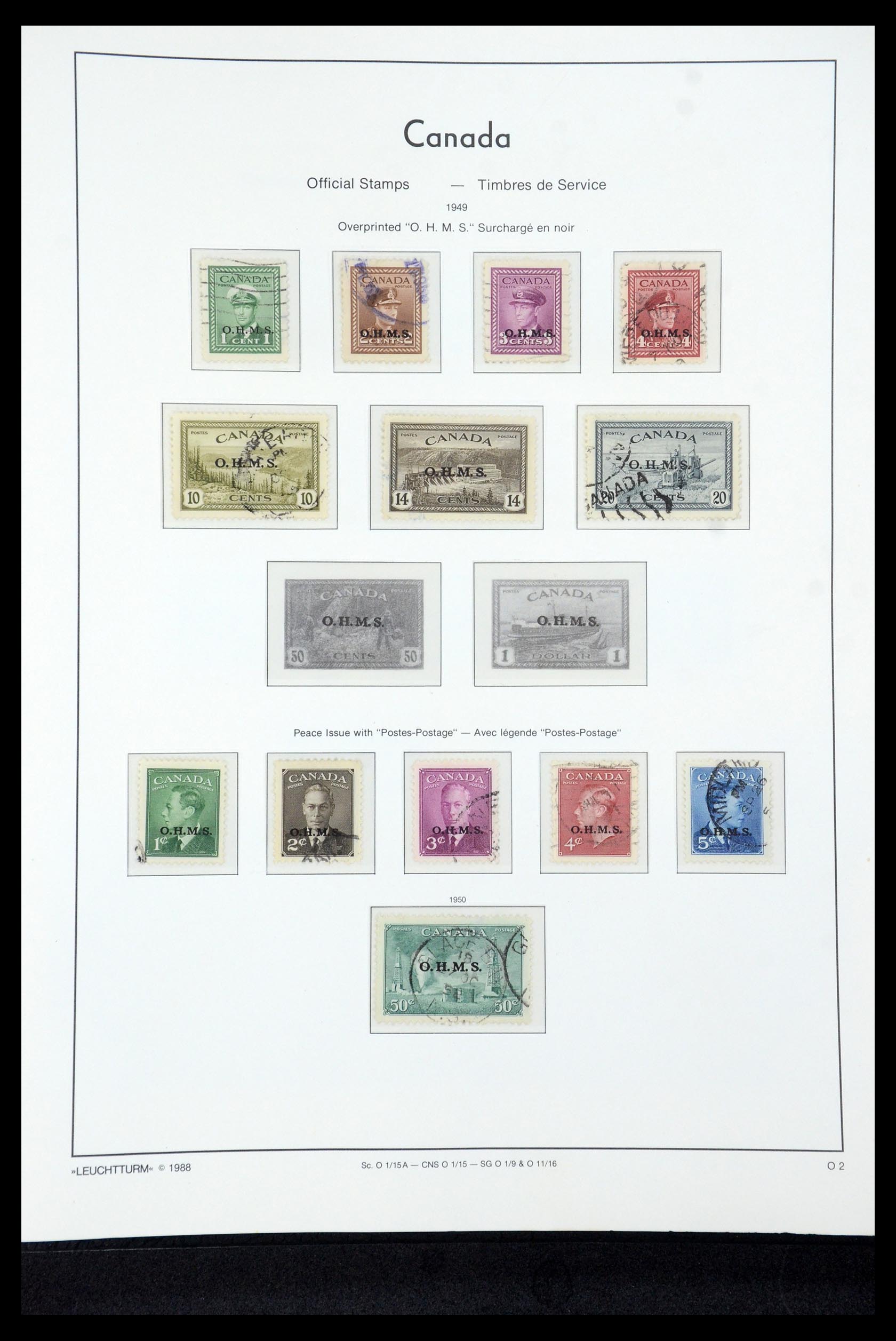 35336 080 - Postzegelverzameling 35336 Canada en provincies 1851-1995.