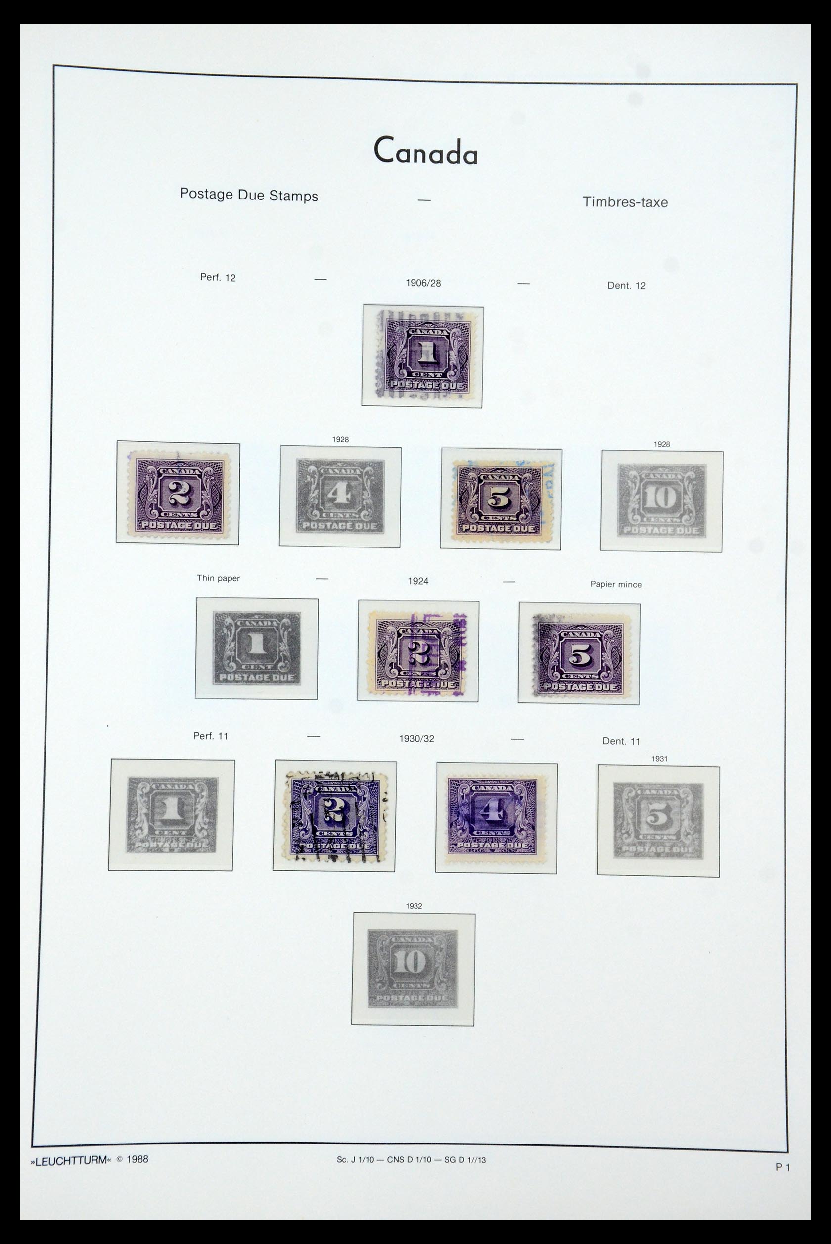 35336 083 - Stamp Collection 35336 Canada and provinces 1851-1995.