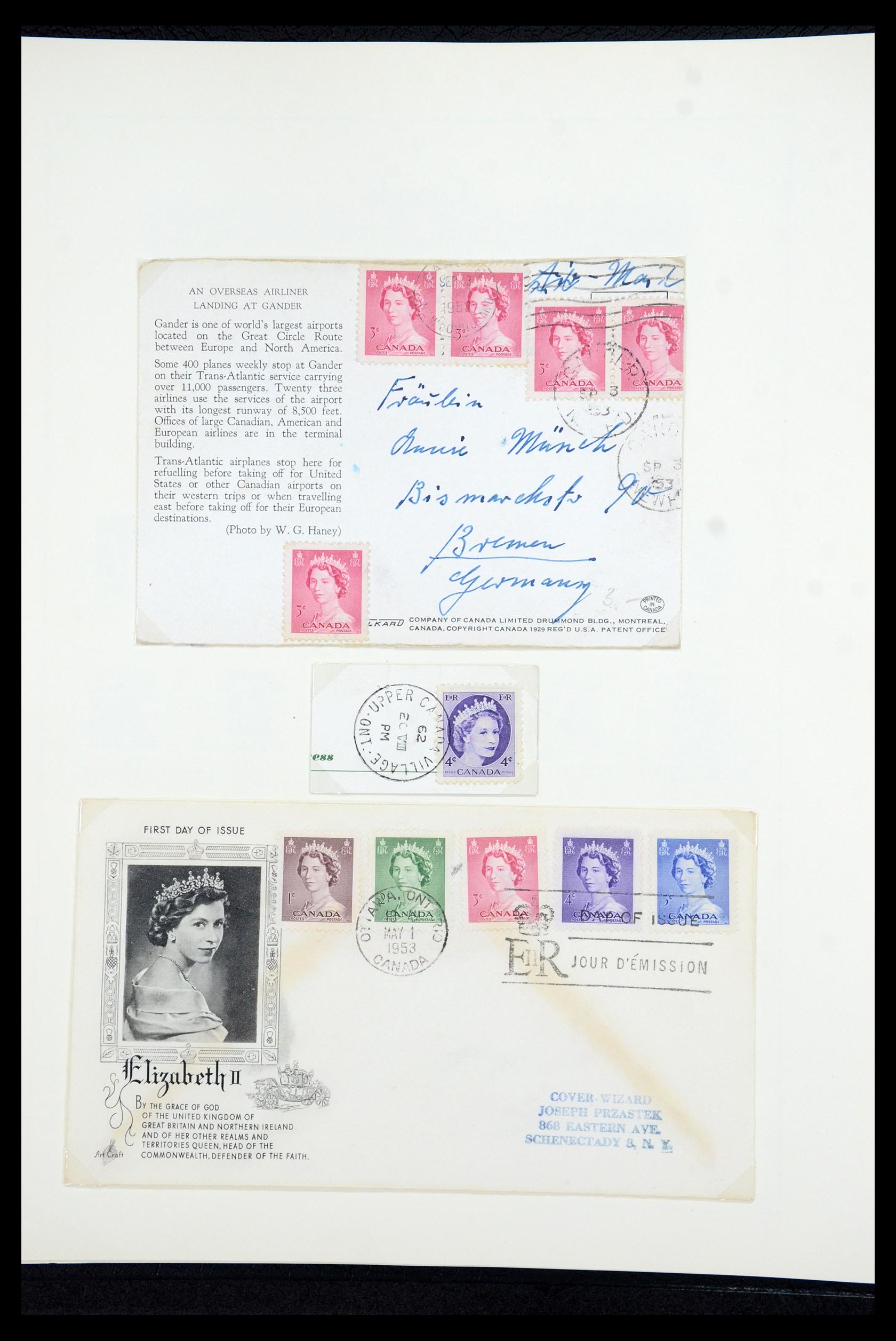 35336 088 - Postzegelverzameling 35336 Canada en provincies 1851-1995.
