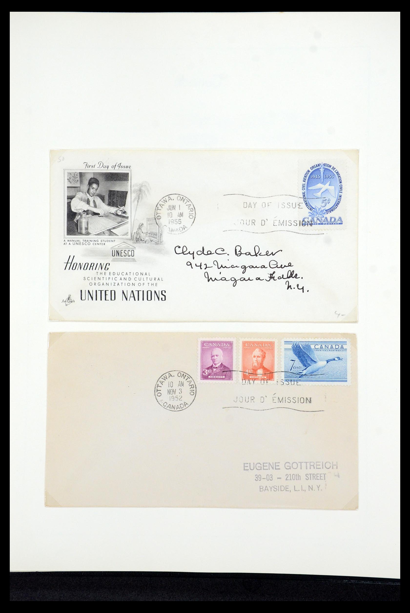 35336 090 - Postzegelverzameling 35336 Canada en provincies 1851-1995.