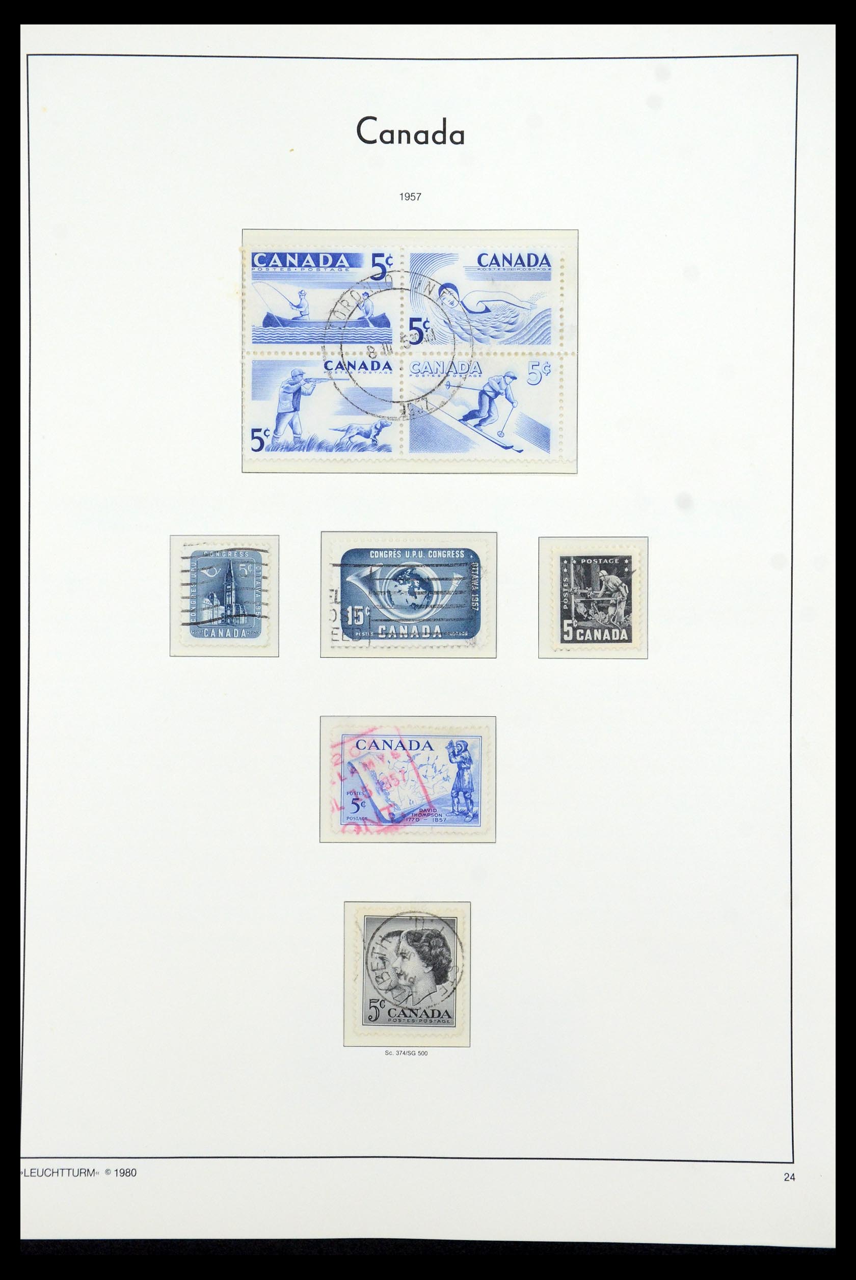 35336 093 - Postzegelverzameling 35336 Canada en provincies 1851-1995.