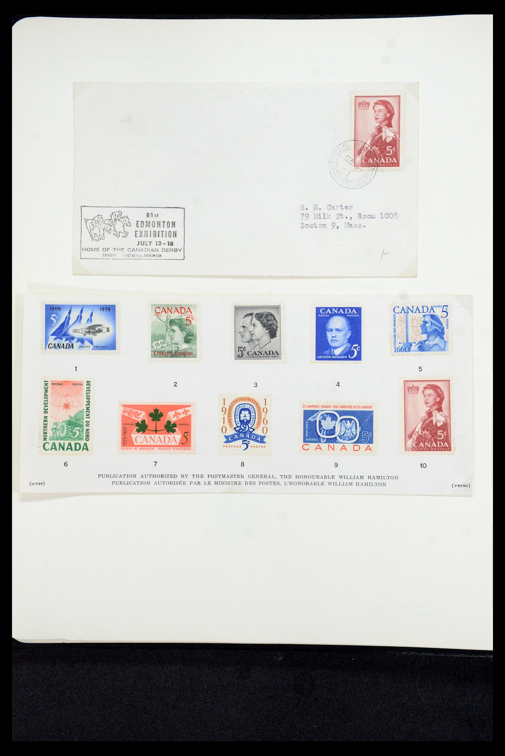 35336 094 - Postzegelverzameling 35336 Canada en provincies 1851-1995.