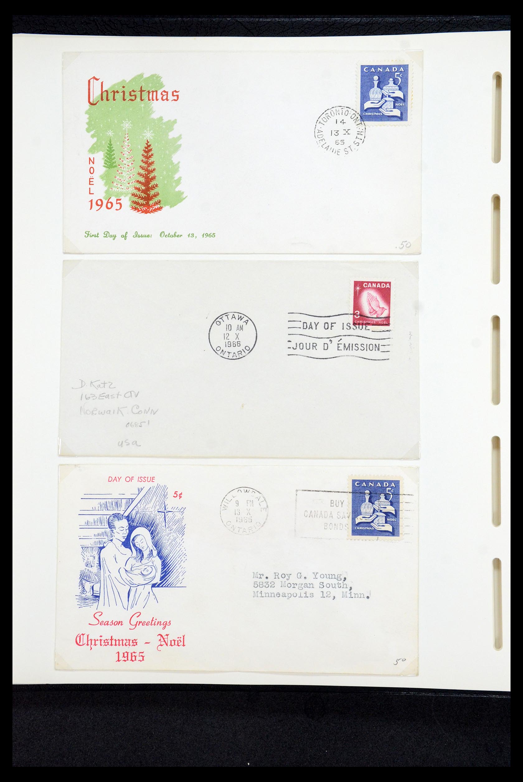 35336 100 - Postzegelverzameling 35336 Canada en provincies 1851-1995.