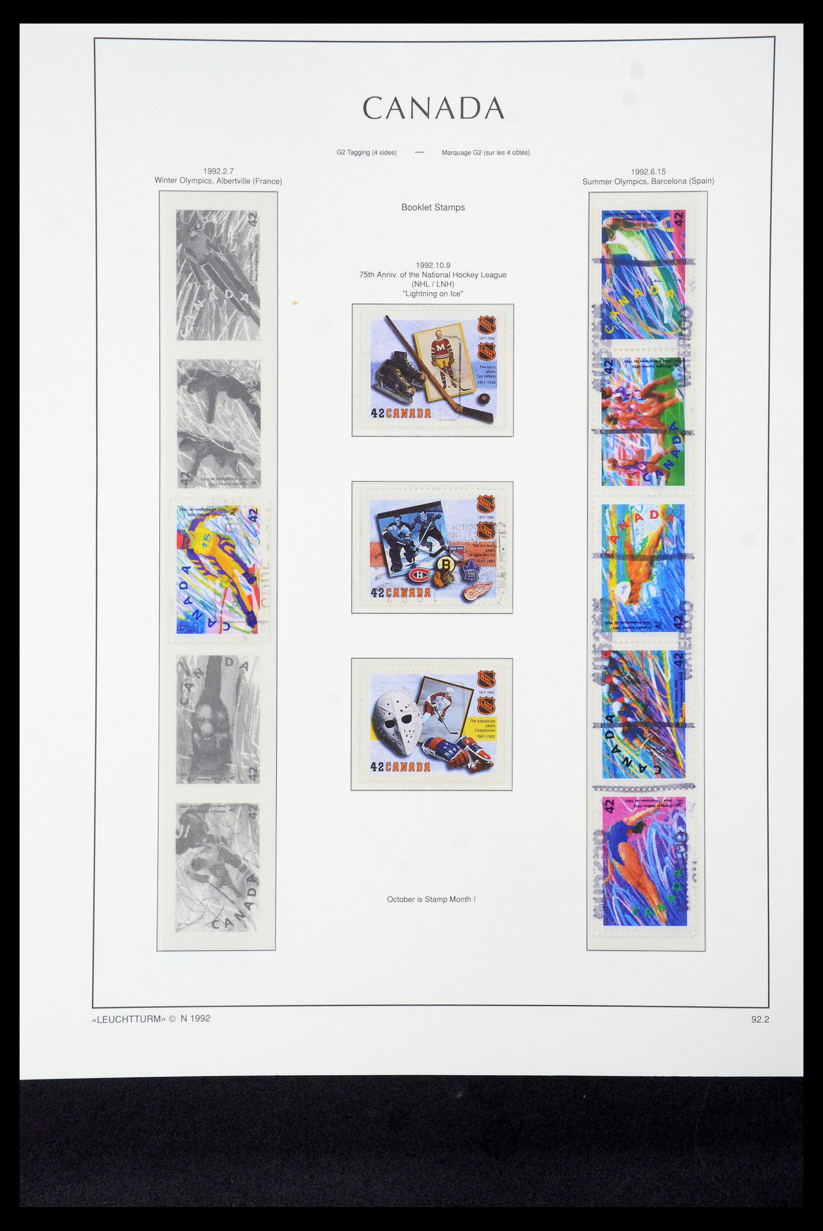 35336 262 - Postzegelverzameling 35336 Canada en provincies 1851-1995.