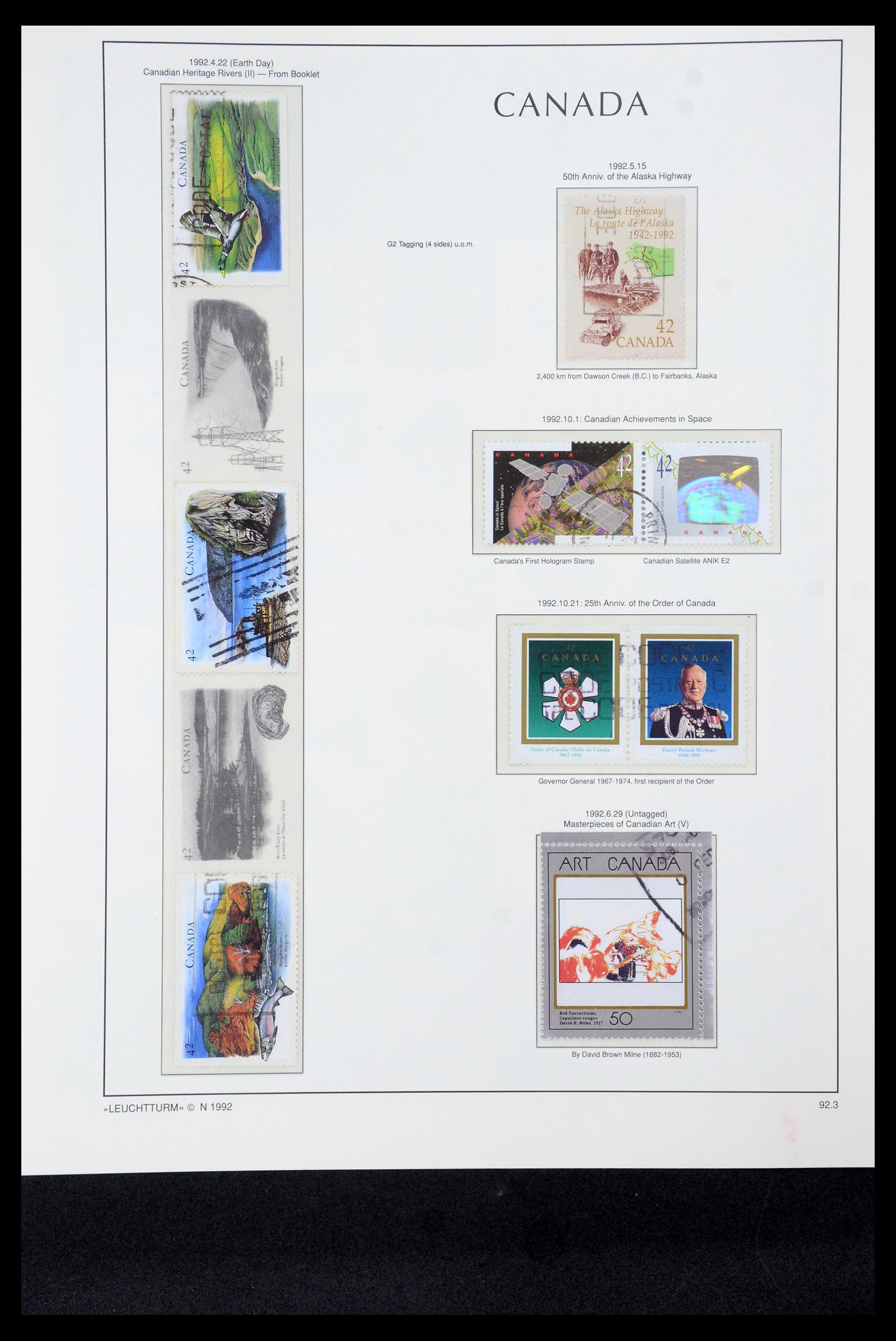 35336 263 - Postzegelverzameling 35336 Canada en provincies 1851-1995.