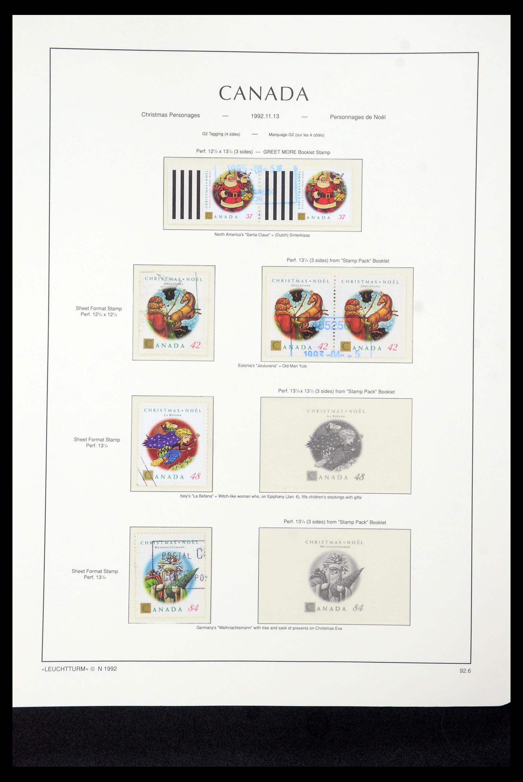 35336 267 - Postzegelverzameling 35336 Canada en provincies 1851-1995.