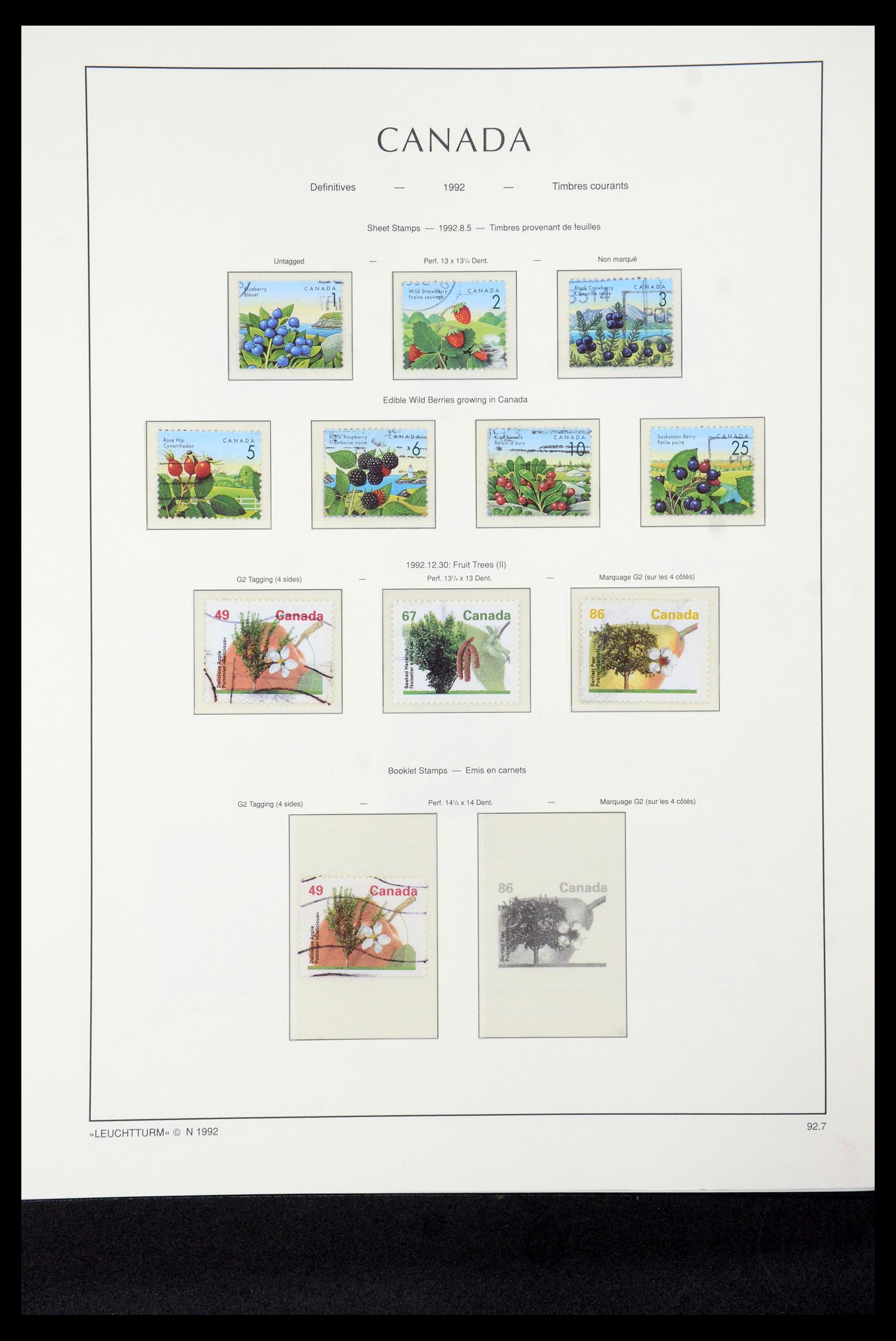 35336 269 - Postzegelverzameling 35336 Canada en provincies 1851-1995.
