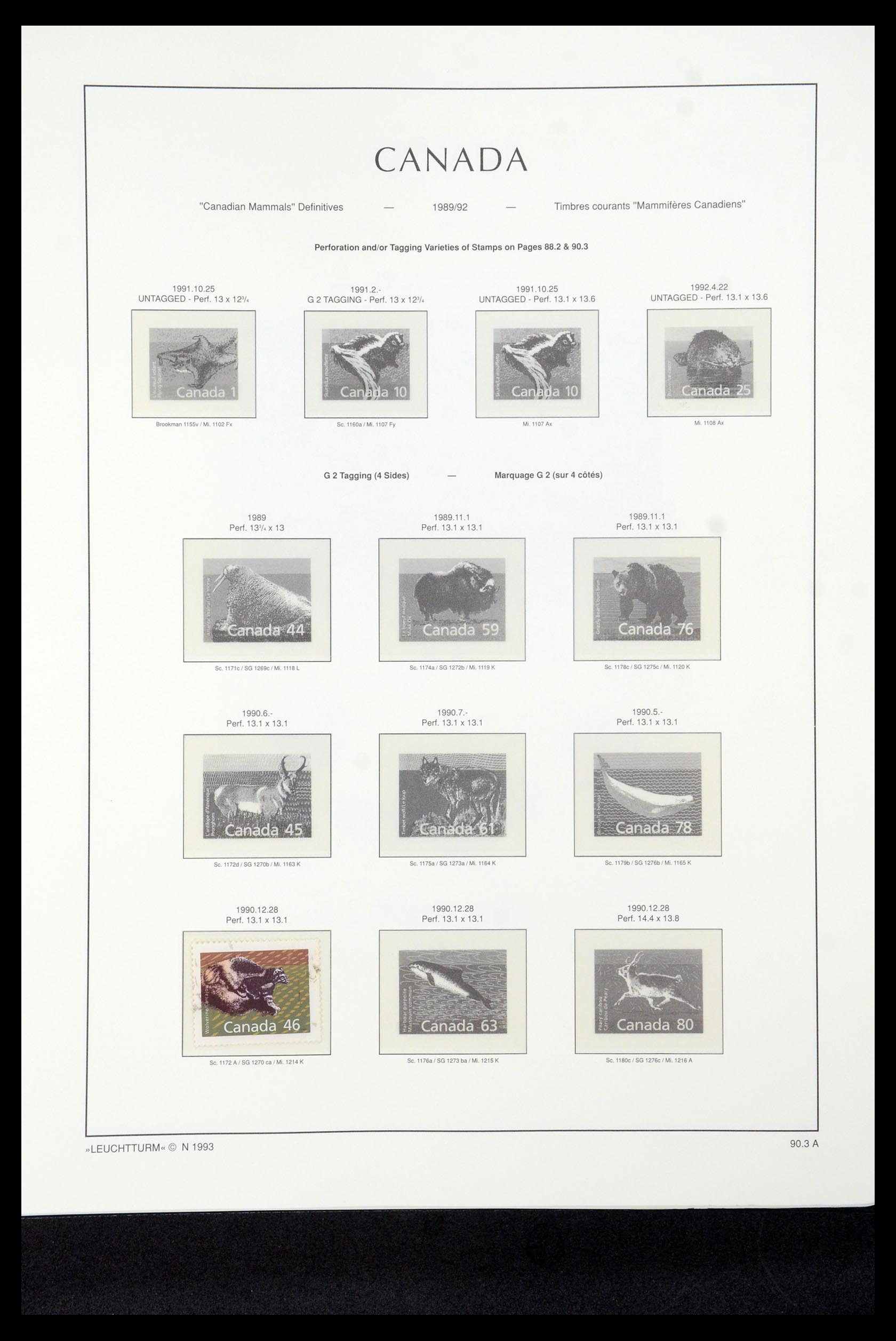 35336 277 - Postzegelverzameling 35336 Canada en provincies 1851-1995.