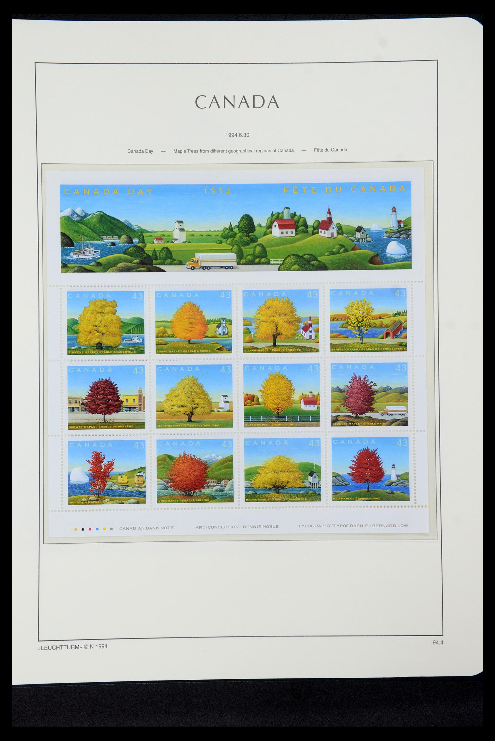 35336 283 - Postzegelverzameling 35336 Canada en provincies 1851-1995.