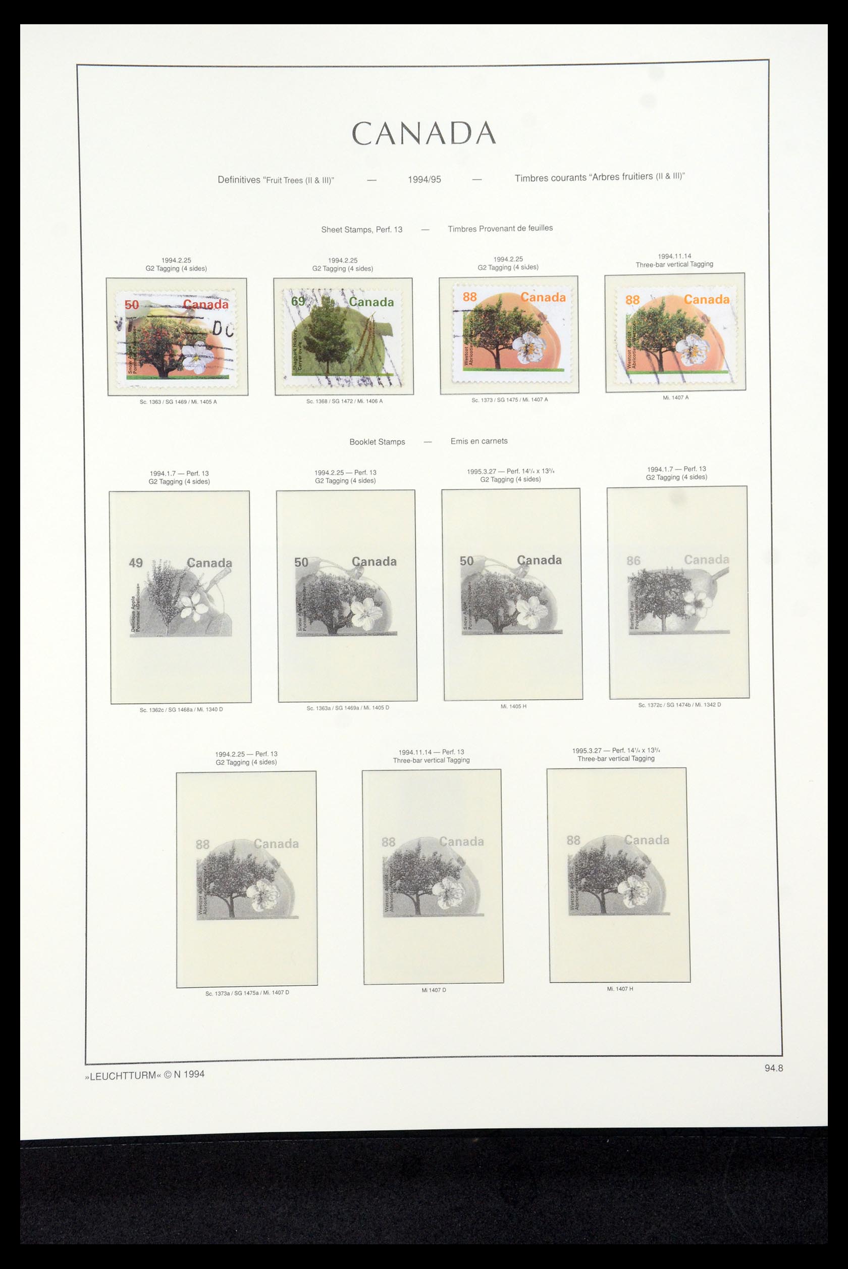 35336 292 - Postzegelverzameling 35336 Canada en provincies 1851-1995.