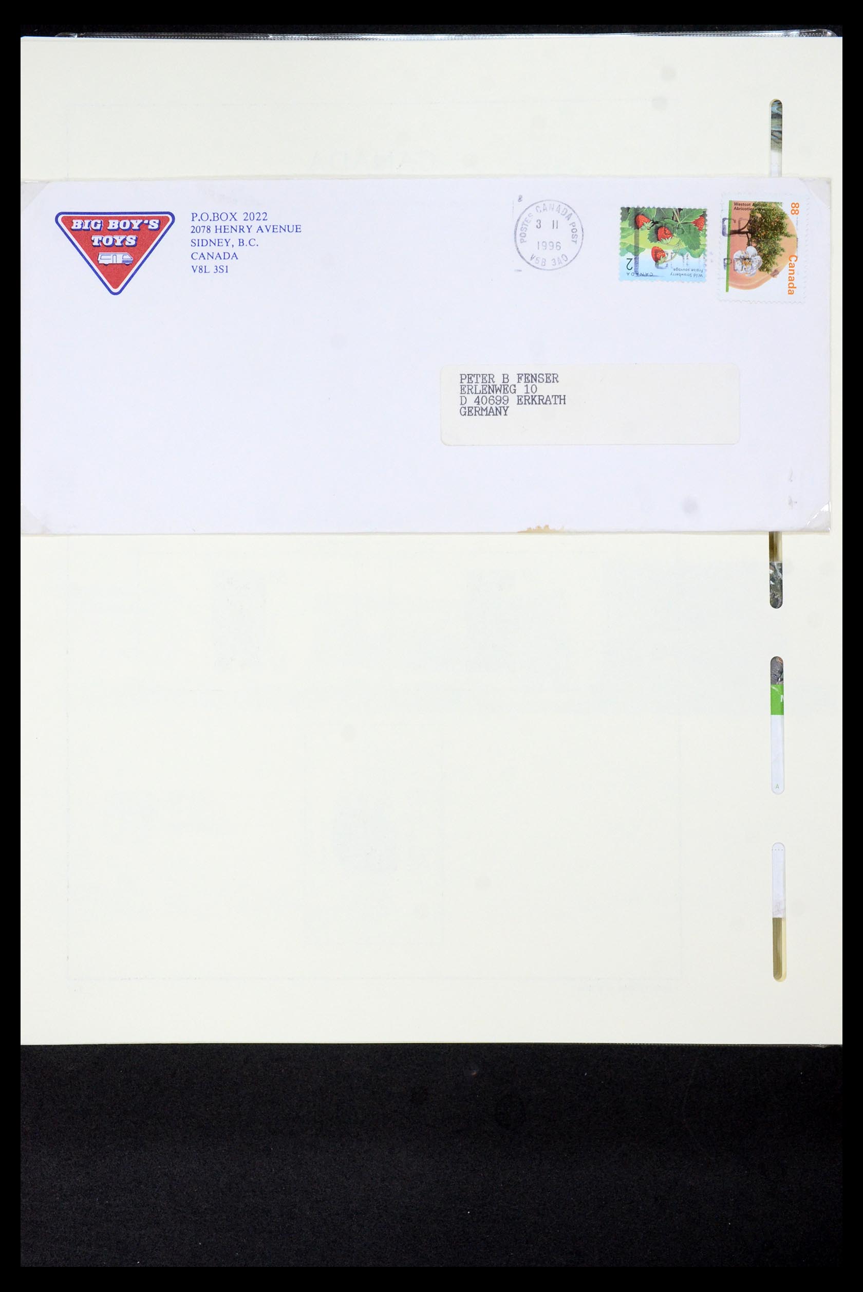 35336 293 - Postzegelverzameling 35336 Canada en provincies 1851-1995.