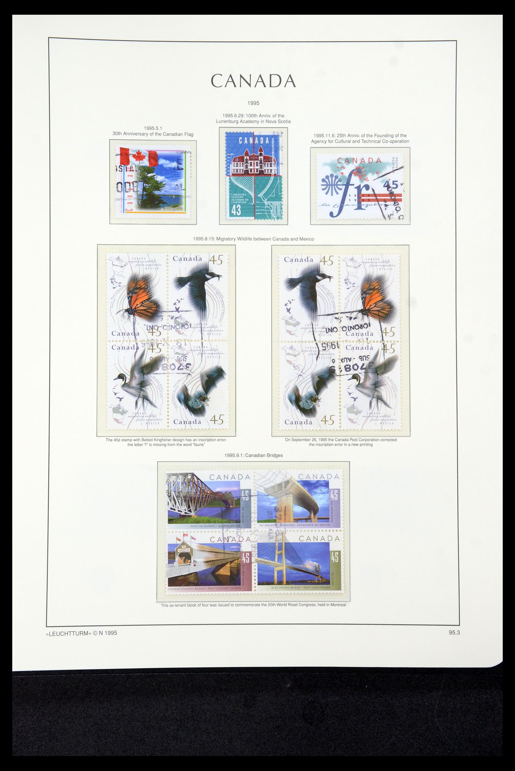 35336 300 - Postzegelverzameling 35336 Canada en provincies 1851-1995.