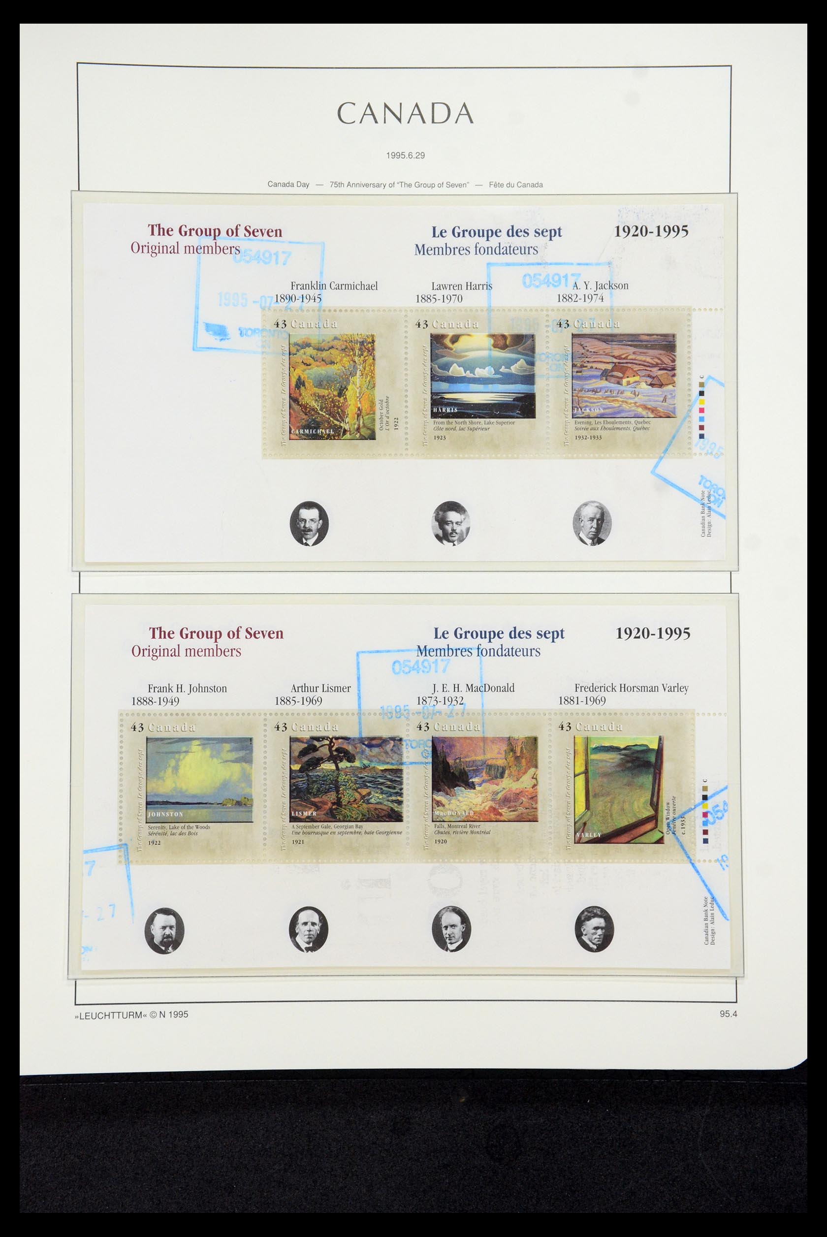 35336 301 - Postzegelverzameling 35336 Canada en provincies 1851-1995.