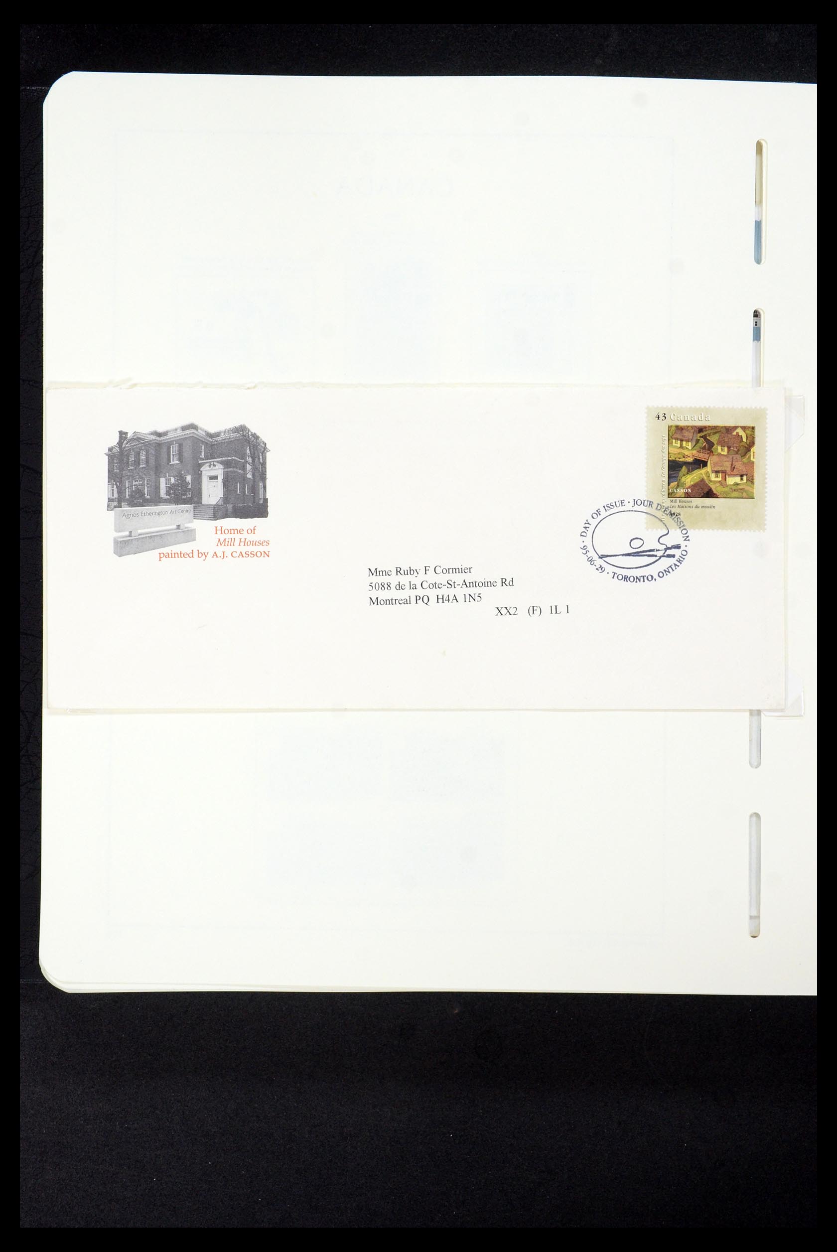 35336 302 - Postzegelverzameling 35336 Canada en provincies 1851-1995.