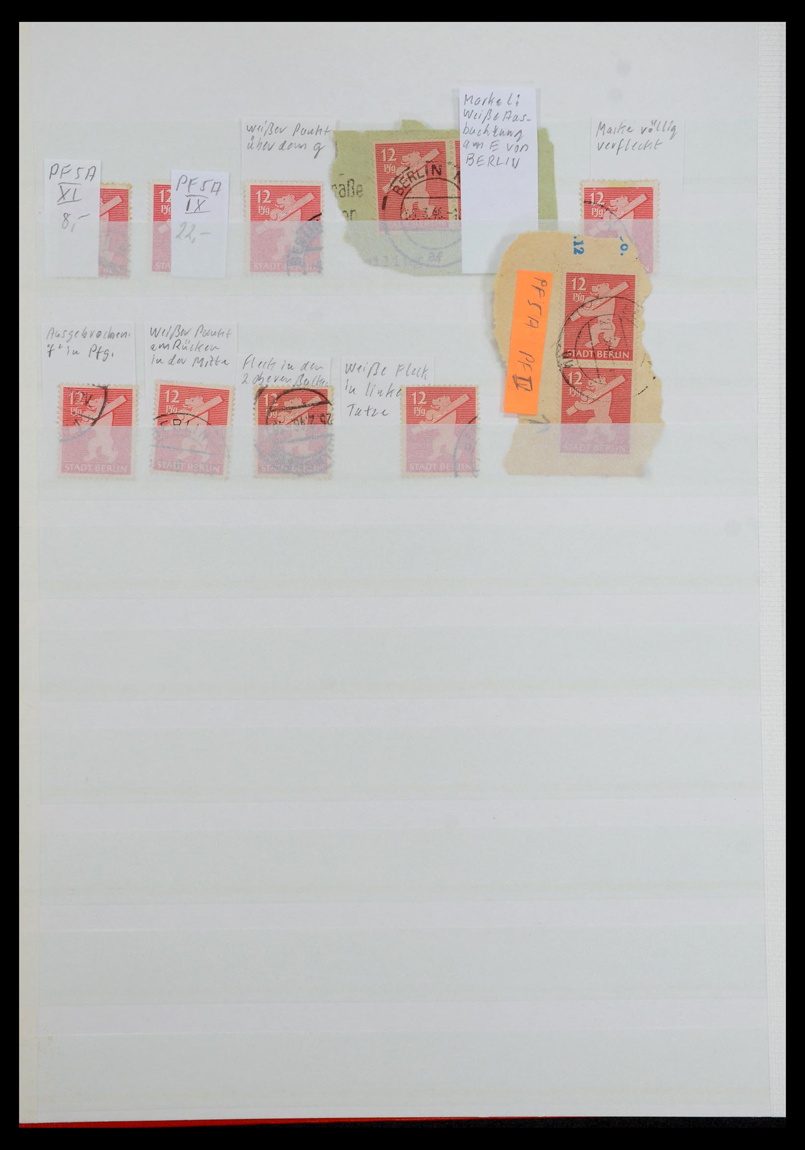 35339 023 - Postzegelverzameling 35339 Duitsland plaatfouten en variëteiten 1872-
