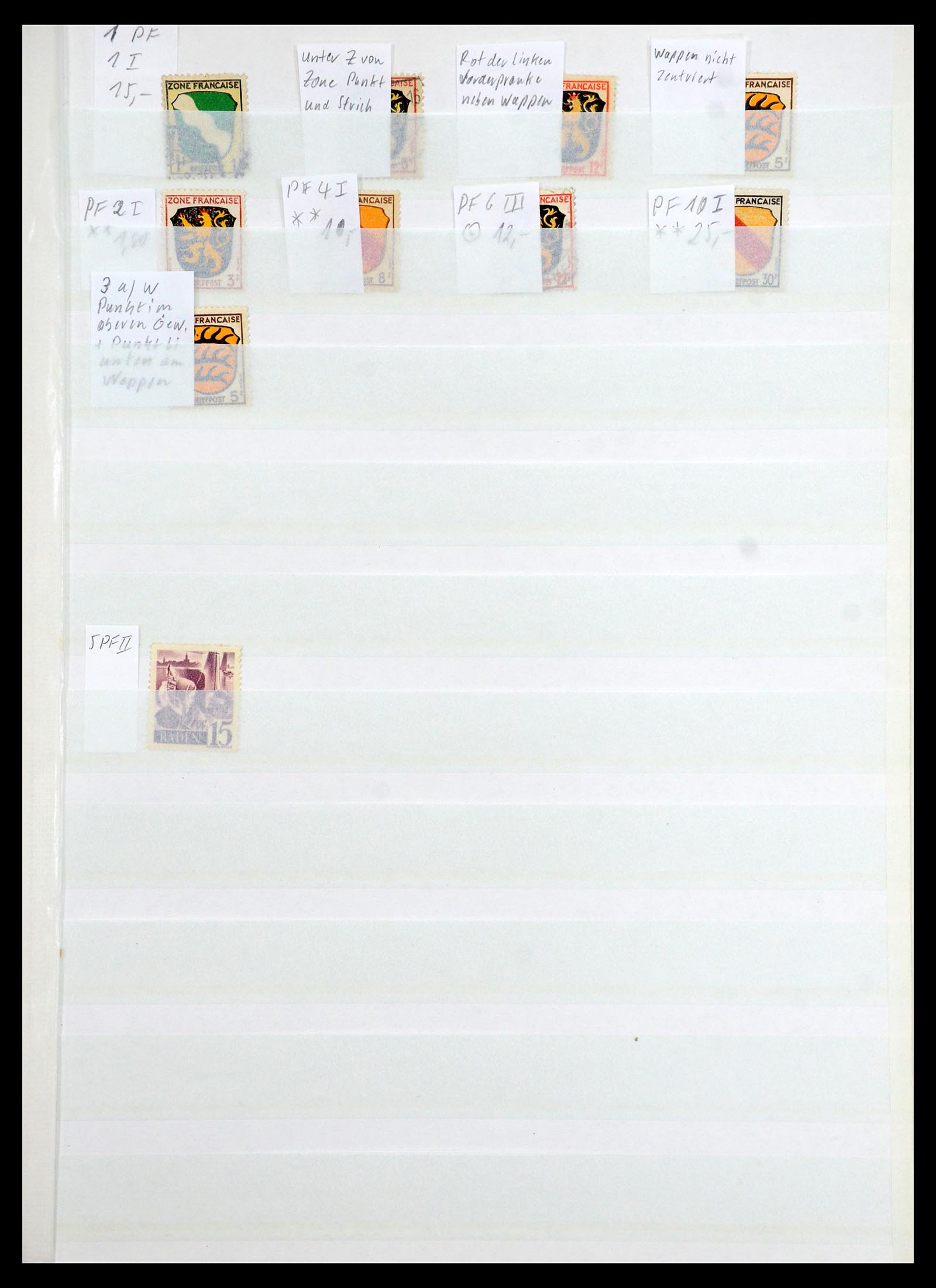 35339 031 - Postzegelverzameling 35339 Duitsland plaatfouten en variëteiten 1872-