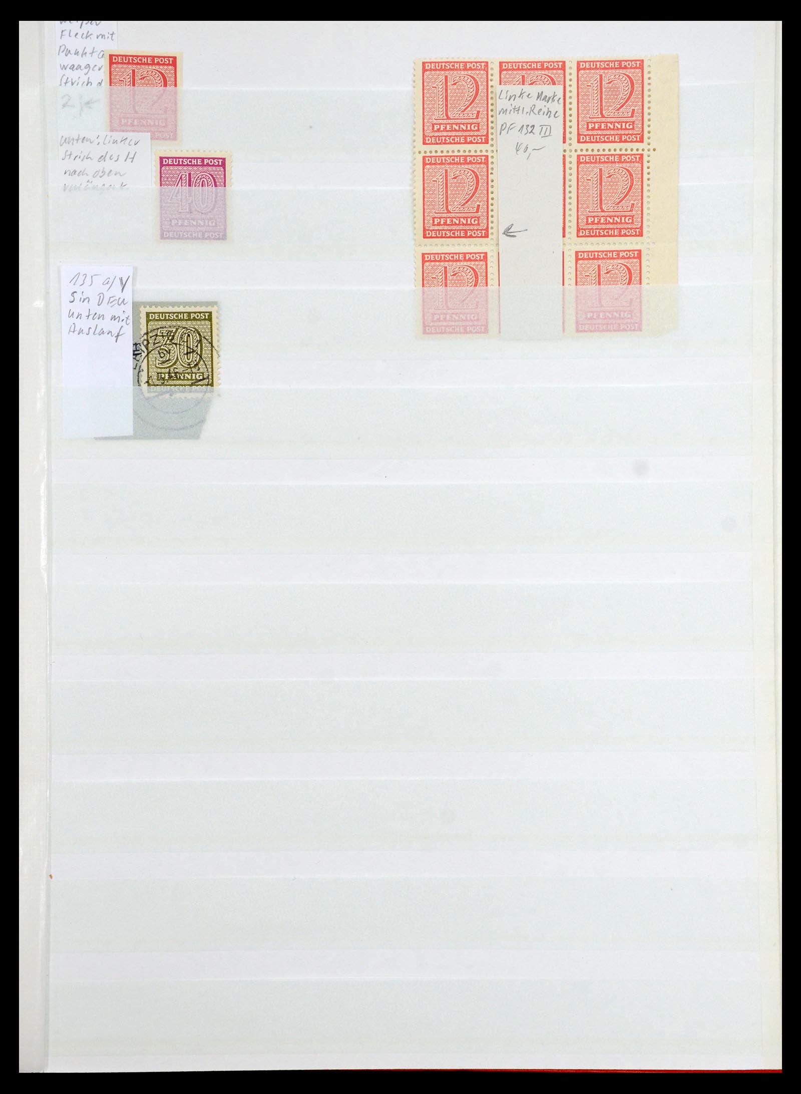 35339 035 - Postzegelverzameling 35339 Duitsland plaatfouten en variëteiten 1872-