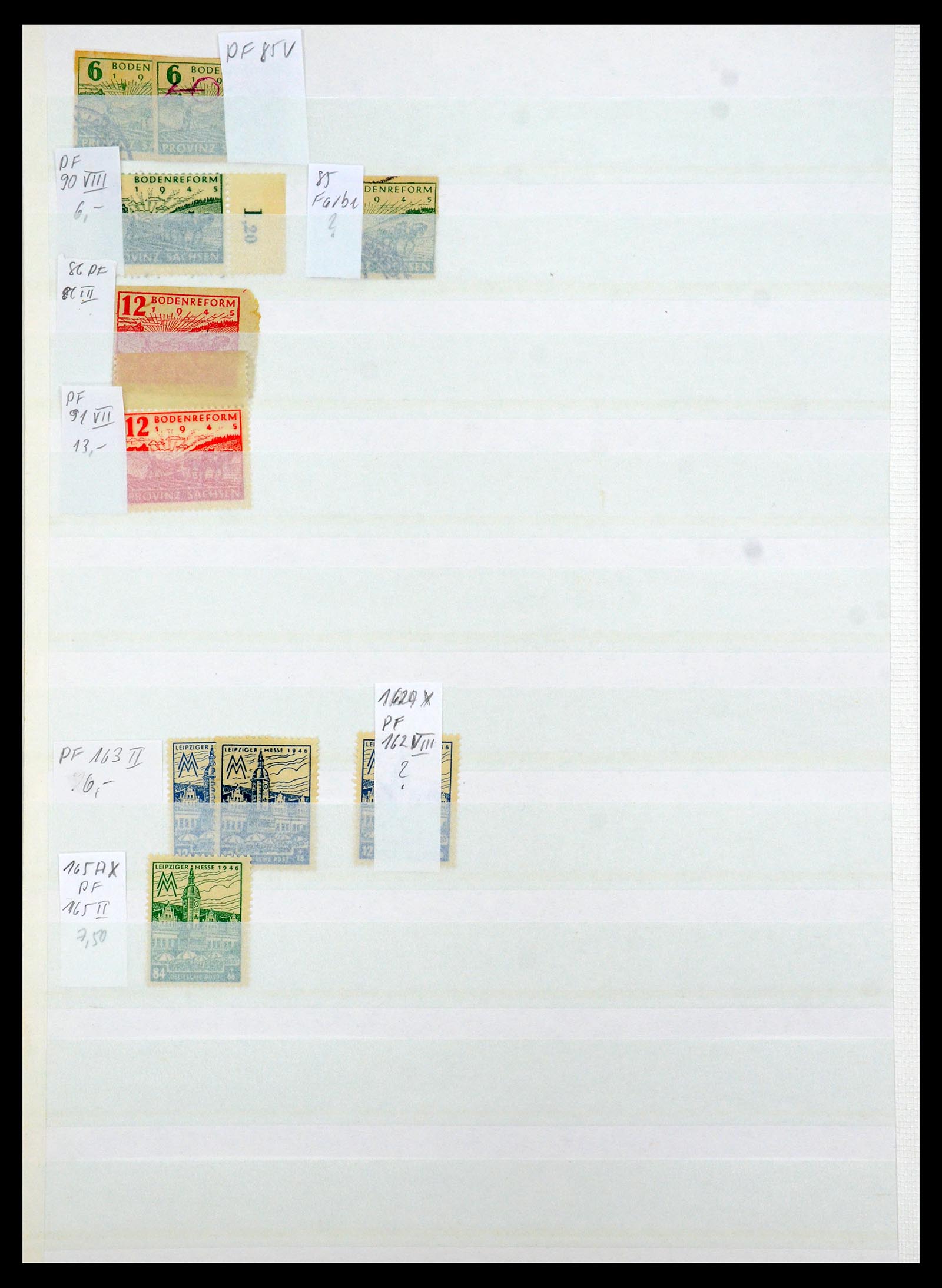 35339 036 - Postzegelverzameling 35339 Duitsland plaatfouten en variëteiten 1872-