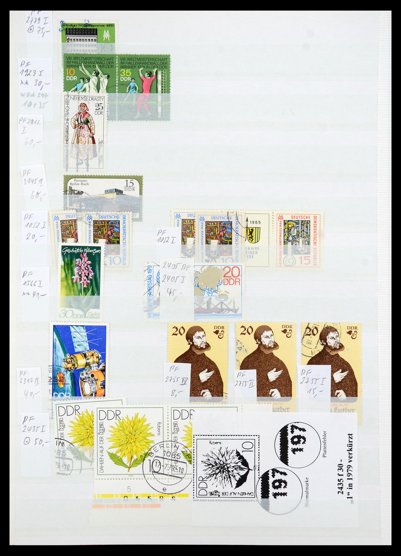 35339 042 - Postzegelverzameling 35339 Duitsland plaatfouten en variëteiten 1872-