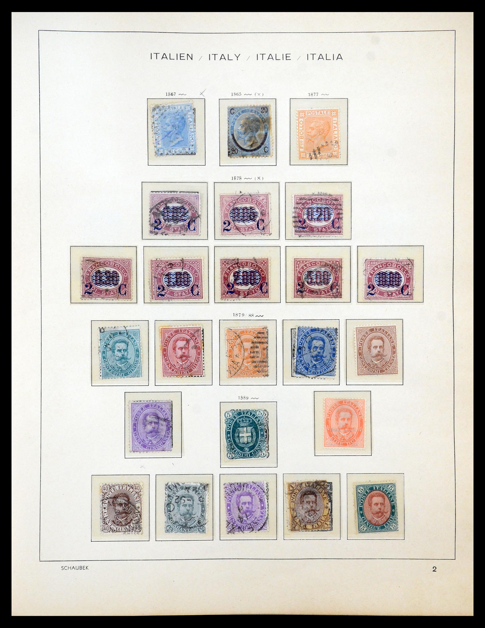 35340 002 - Postzegelverzameling 35340 Italië 1861-1996.