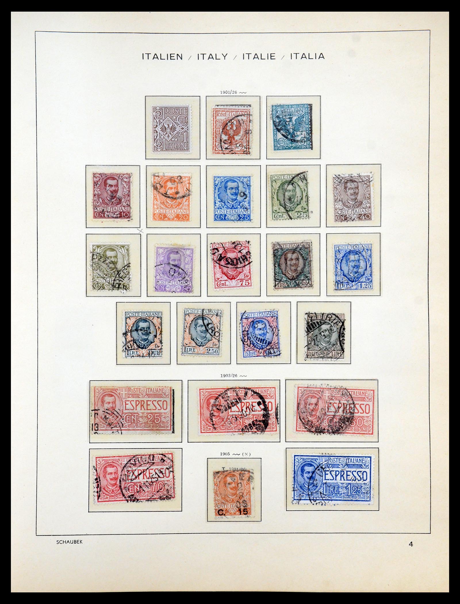 35340 004 - Postzegelverzameling 35340 Italië 1861-1996.