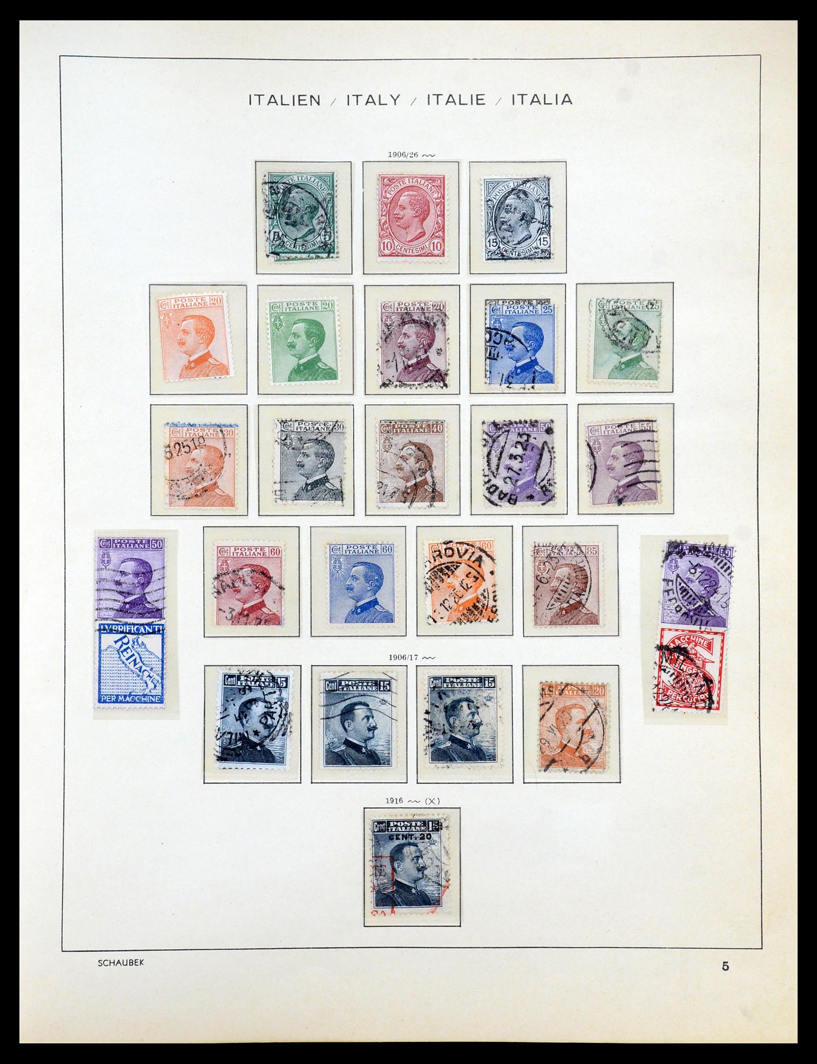 35340 005 - Postzegelverzameling 35340 Italië 1861-1996.