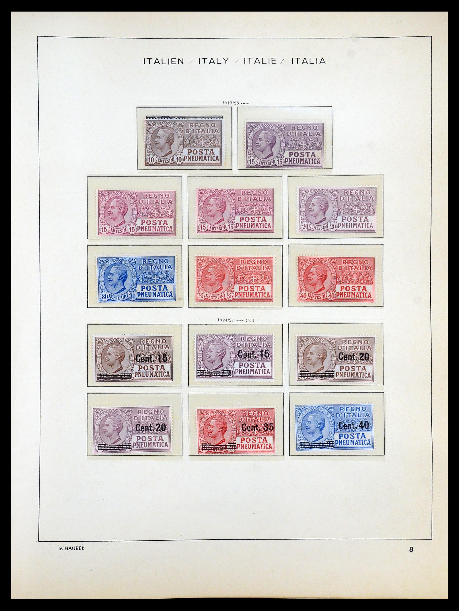 35340 009 - Postzegelverzameling 35340 Italië 1861-1996.