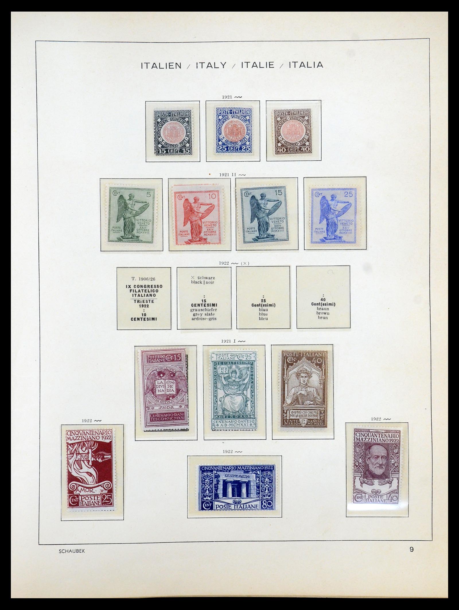 35340 010 - Postzegelverzameling 35340 Italië 1861-1996.