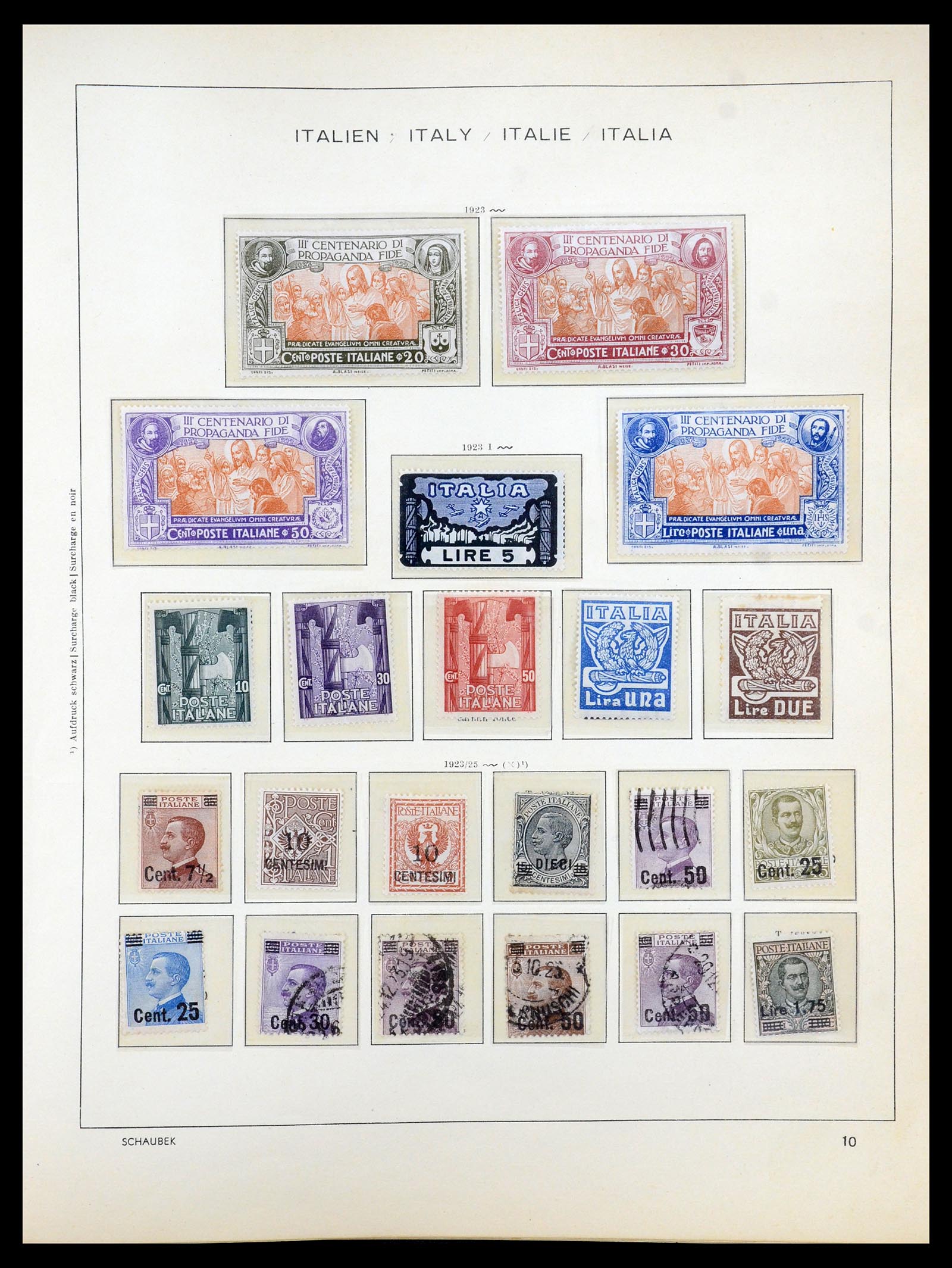 35340 011 - Postzegelverzameling 35340 Italië 1861-1996.