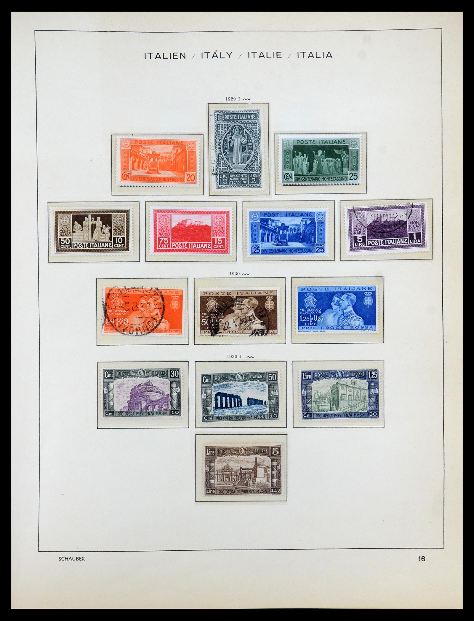 35340 017 - Postzegelverzameling 35340 Italië 1861-1996.