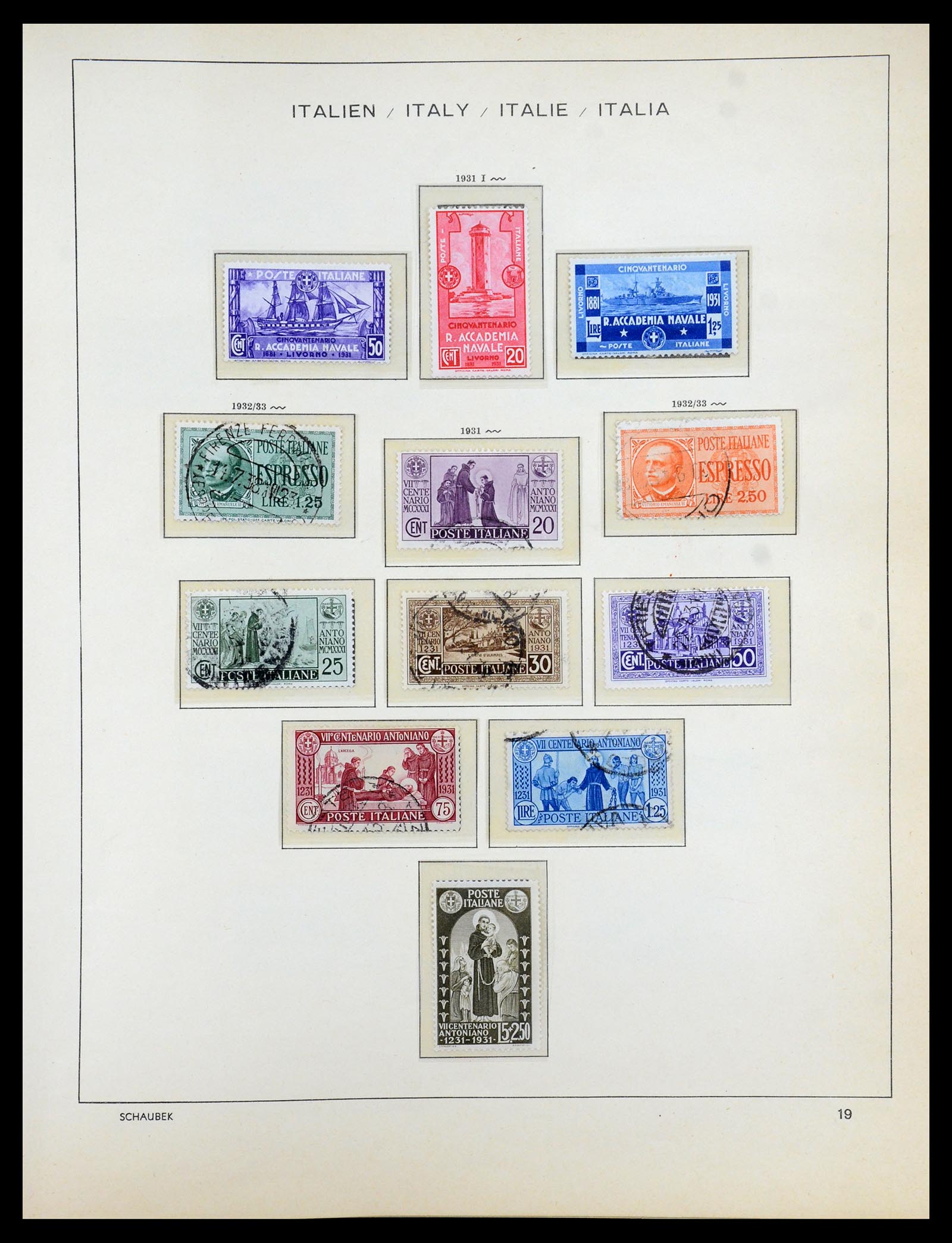 35340 021 - Postzegelverzameling 35340 Italië 1861-1996.