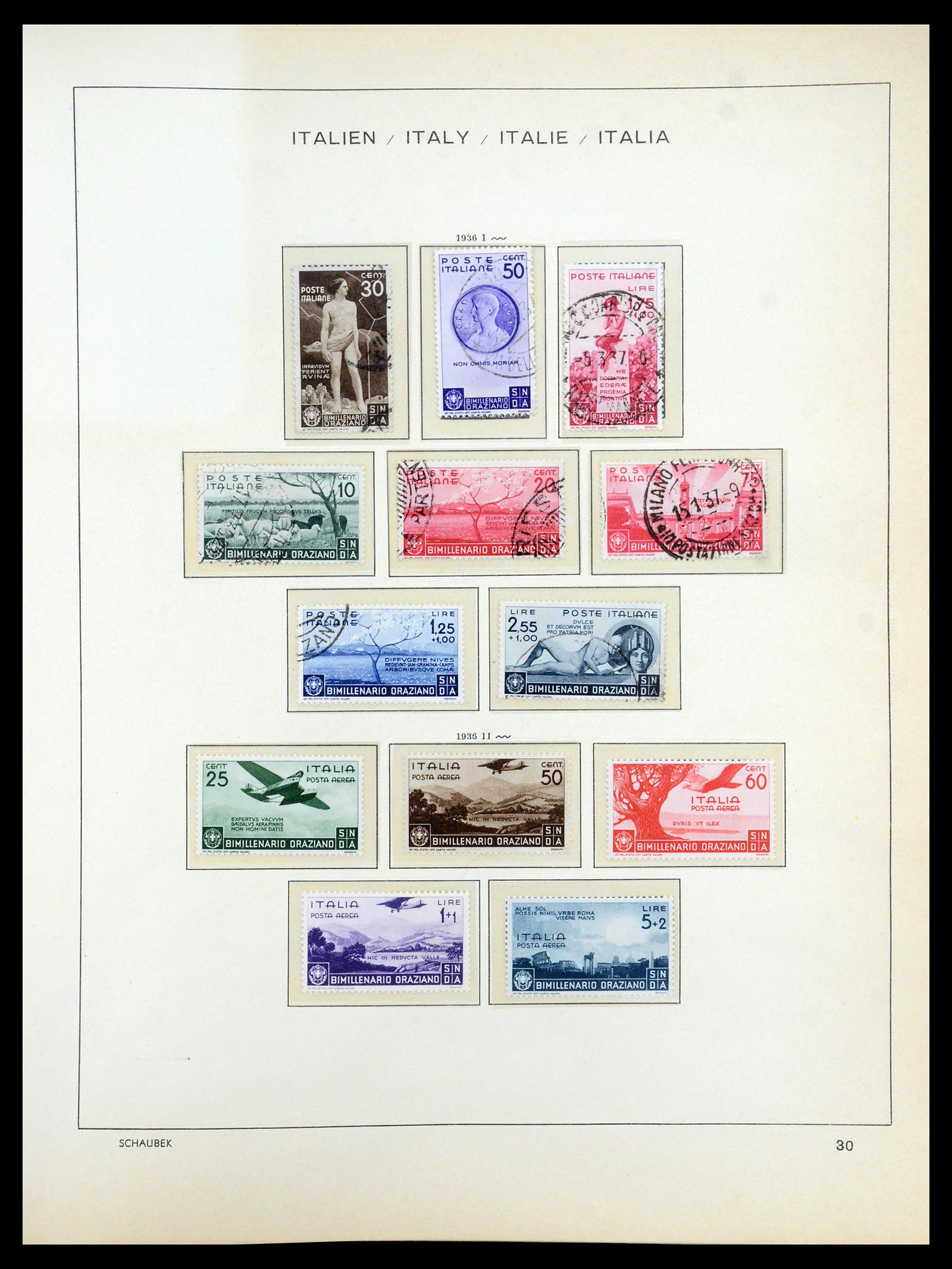 35340 032 - Postzegelverzameling 35340 Italië 1861-1996.