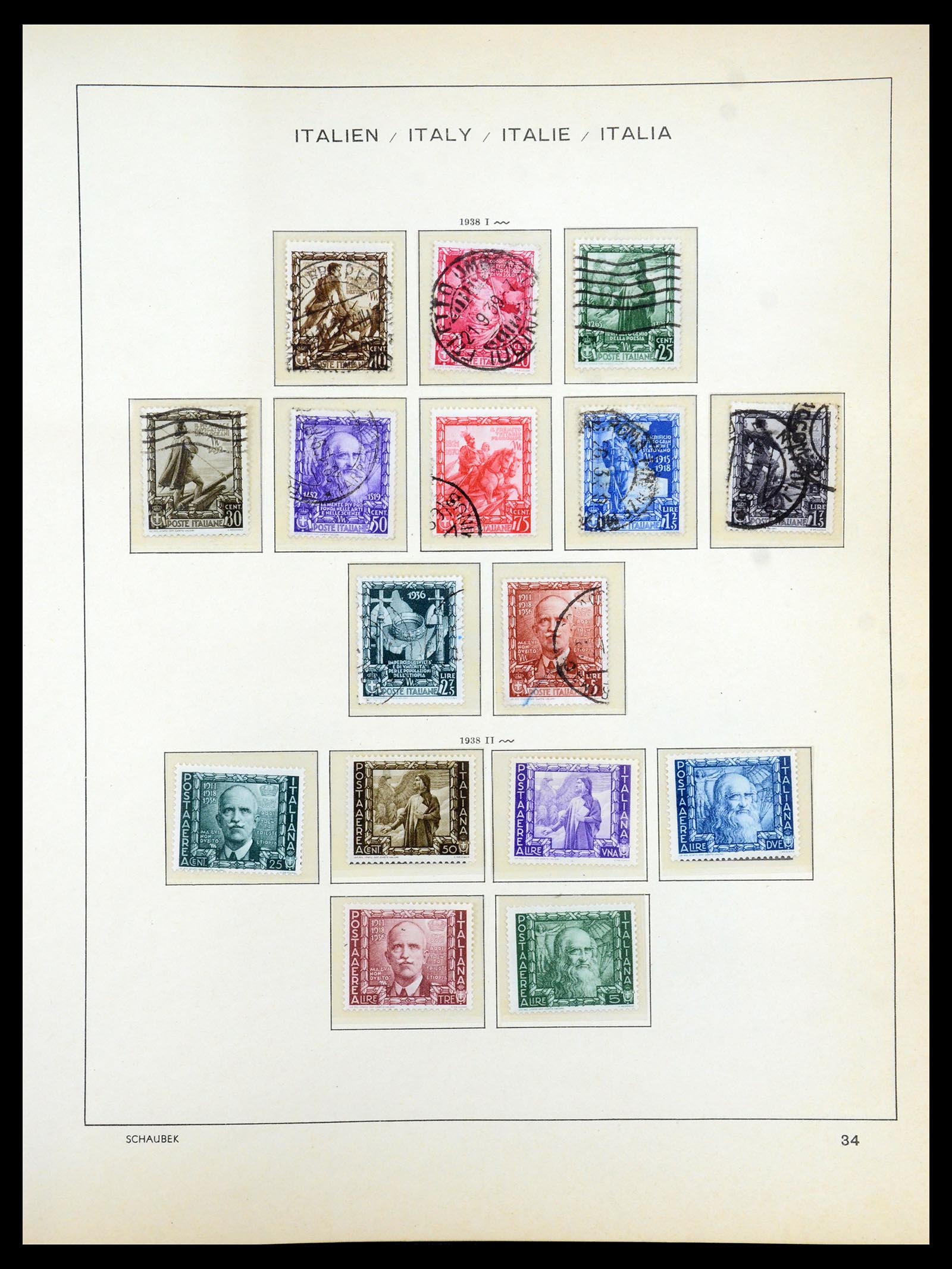 35340 036 - Postzegelverzameling 35340 Italië 1861-1996.