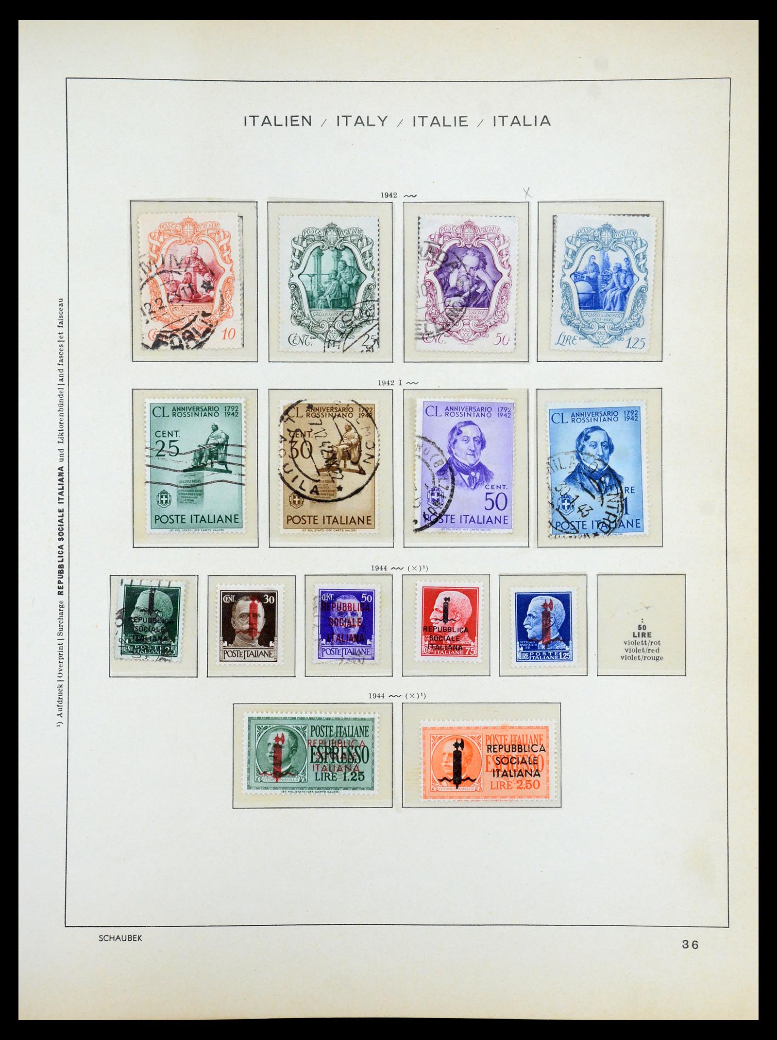 35340 038 - Postzegelverzameling 35340 Italië 1861-1996.