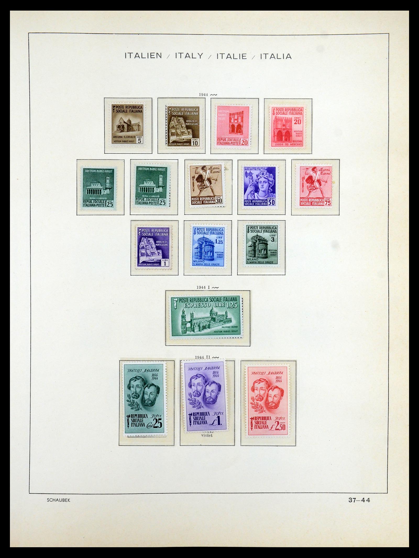 35340 039 - Postzegelverzameling 35340 Italië 1861-1996.