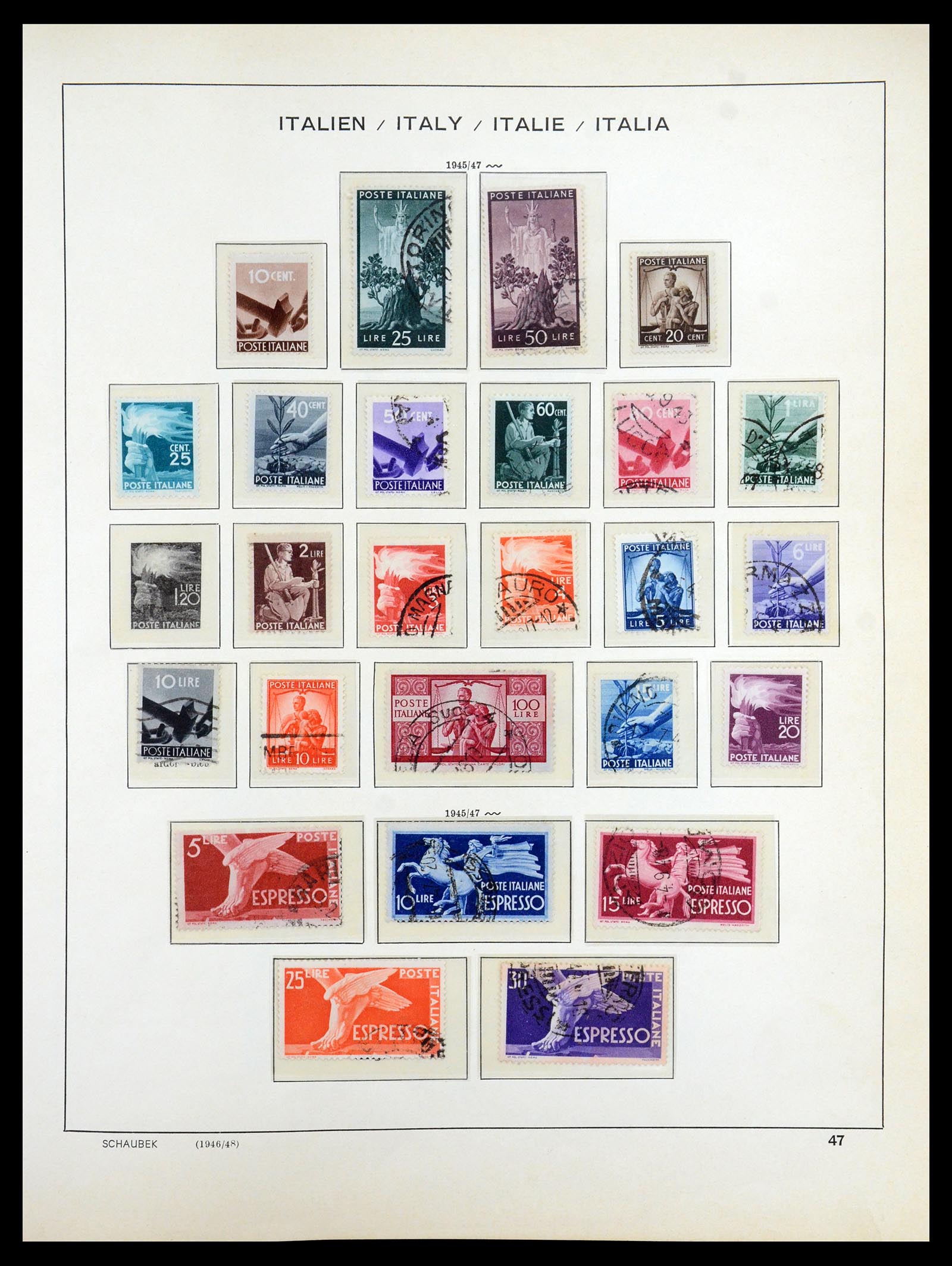 35340 043 - Postzegelverzameling 35340 Italië 1861-1996.