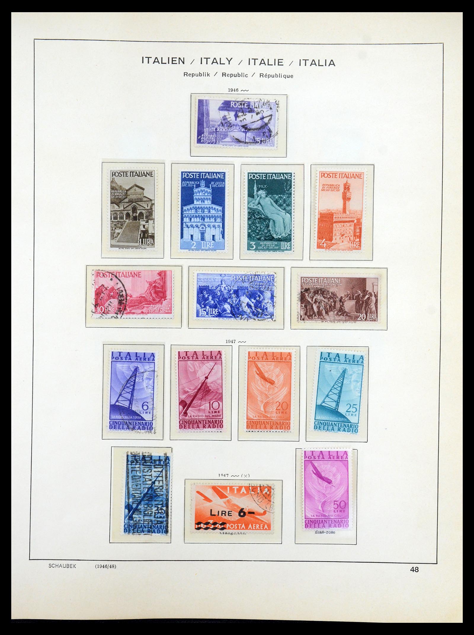35340 044 - Postzegelverzameling 35340 Italië 1861-1996.