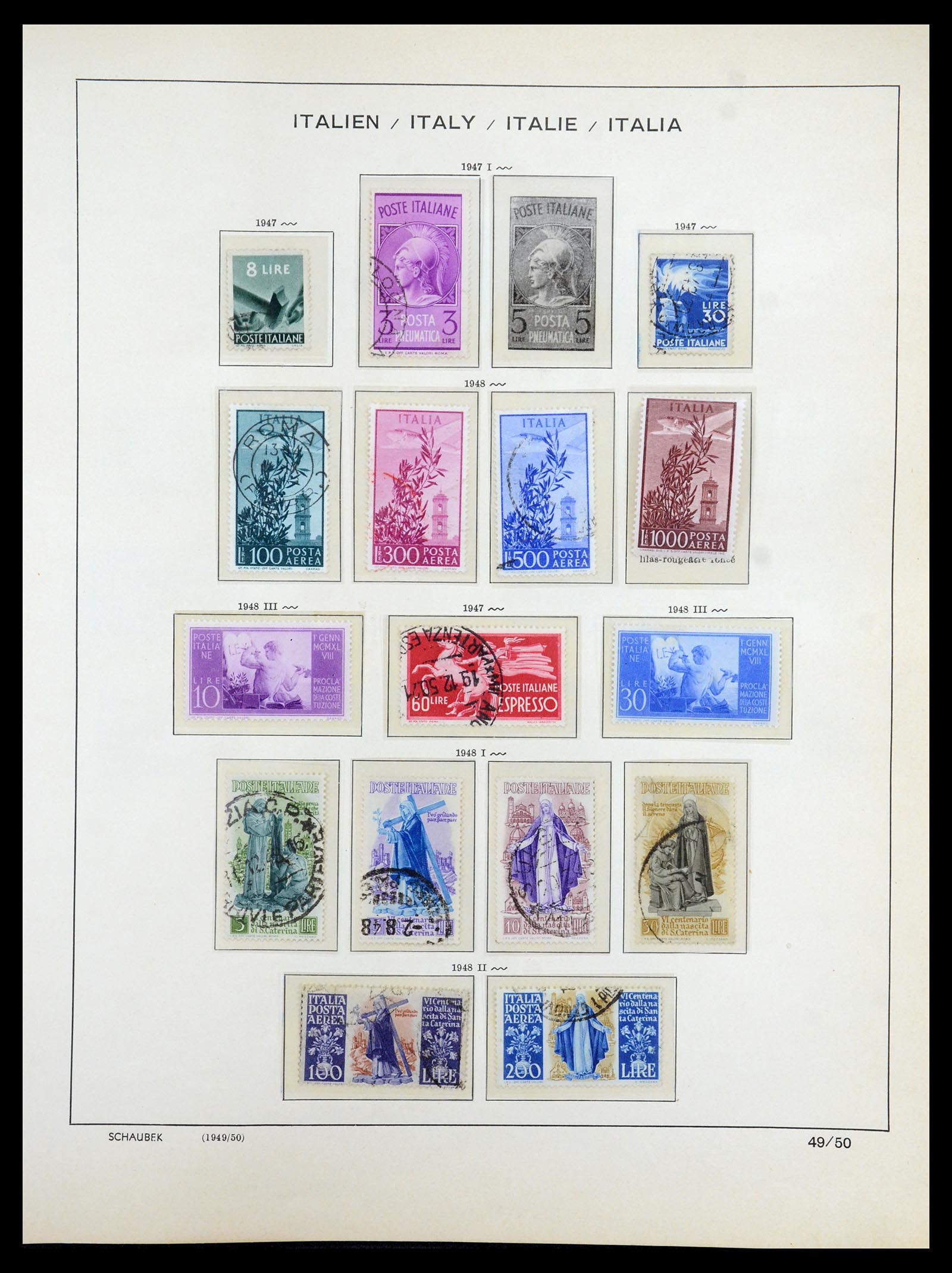 35340 045 - Postzegelverzameling 35340 Italië 1861-1996.