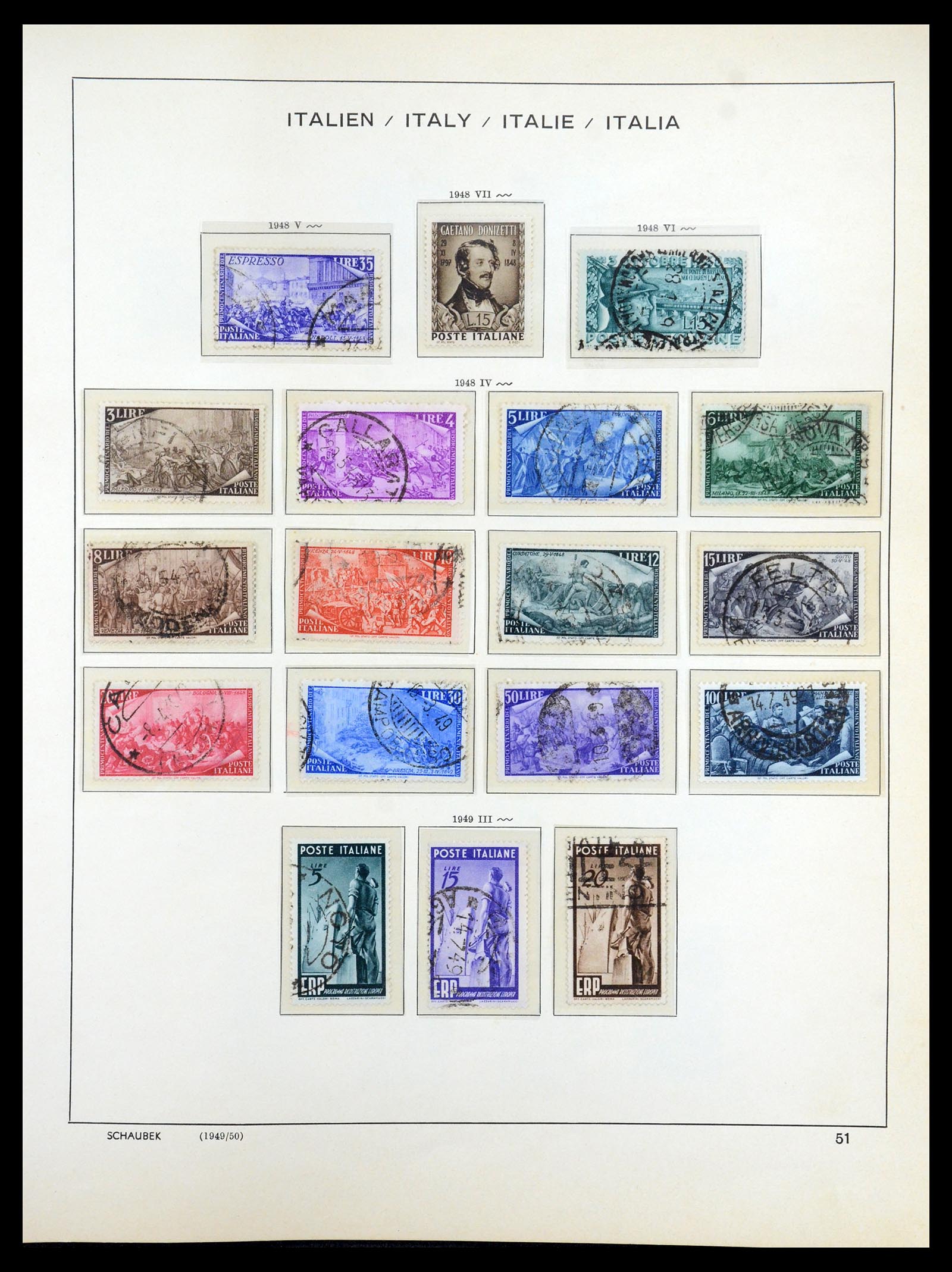 35340 046 - Postzegelverzameling 35340 Italië 1861-1996.