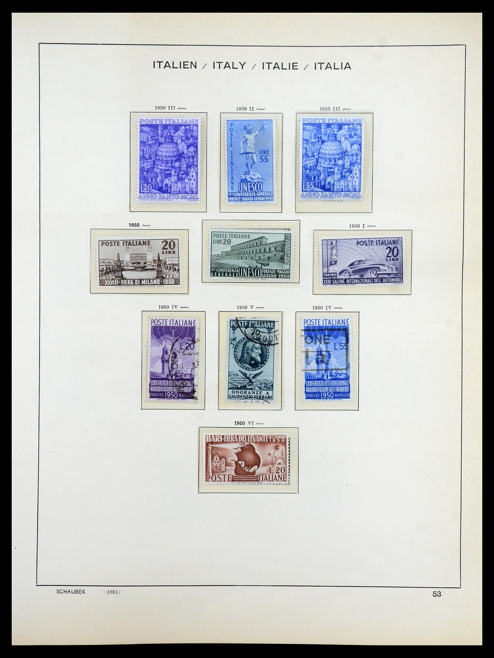 35340 048 - Postzegelverzameling 35340 Italië 1861-1996.