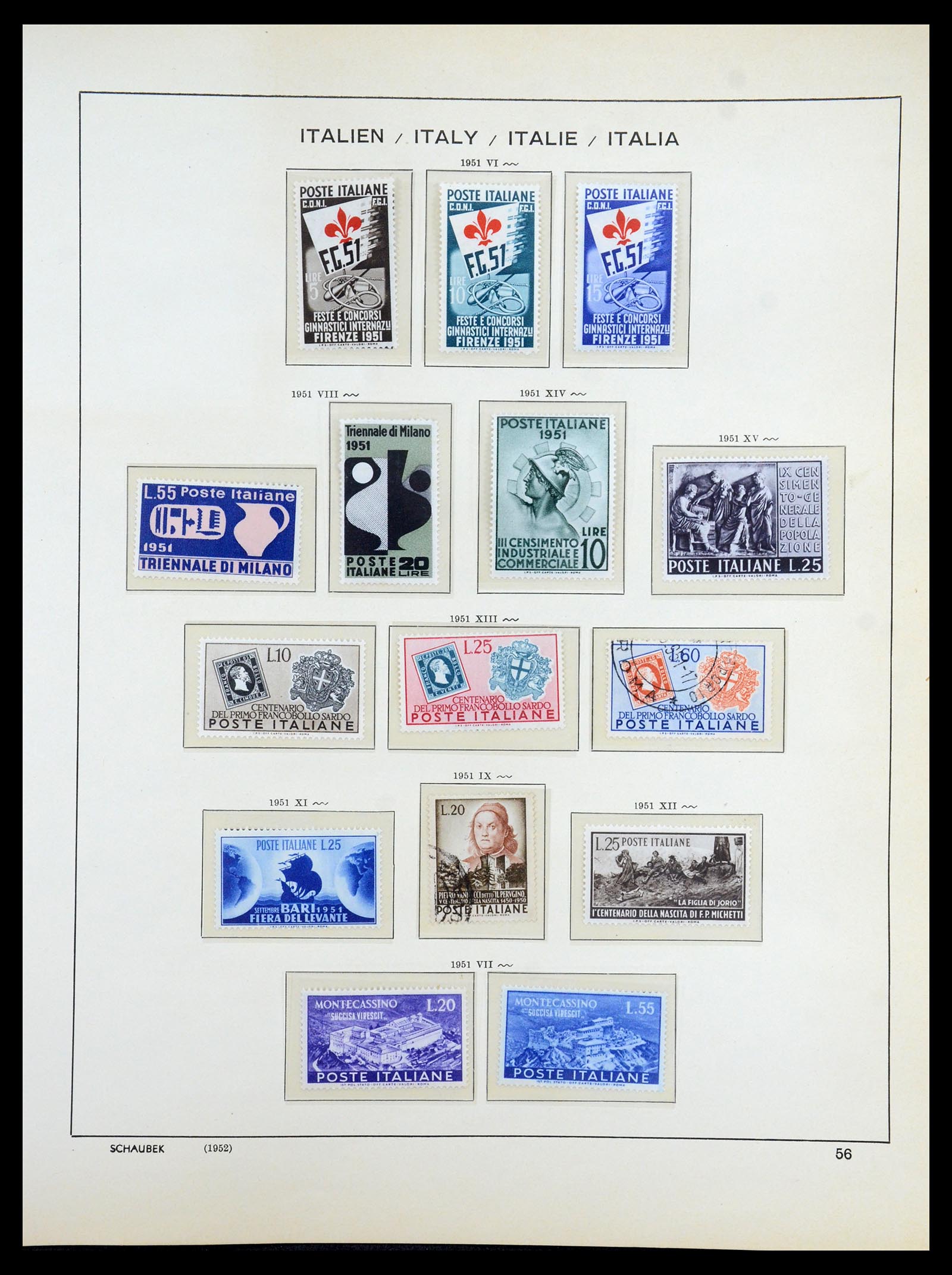 35340 051 - Postzegelverzameling 35340 Italië 1861-1996.