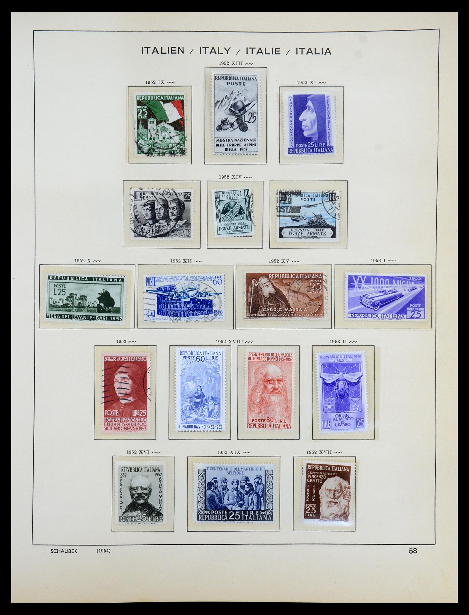 35340 053 - Postzegelverzameling 35340 Italië 1861-1996.