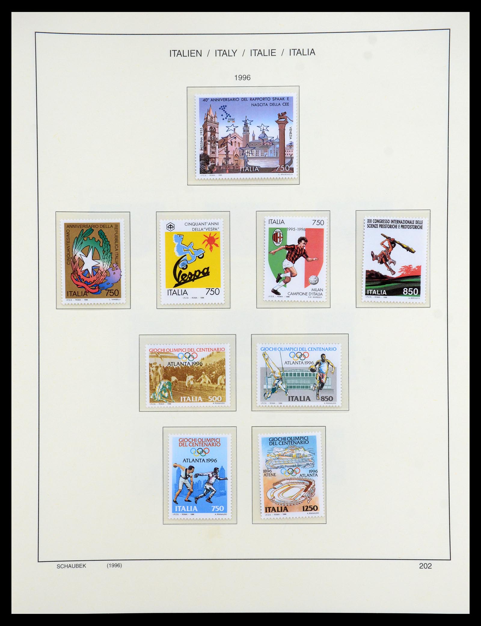 35340 266 - Postzegelverzameling 35340 Italië 1861-1996.