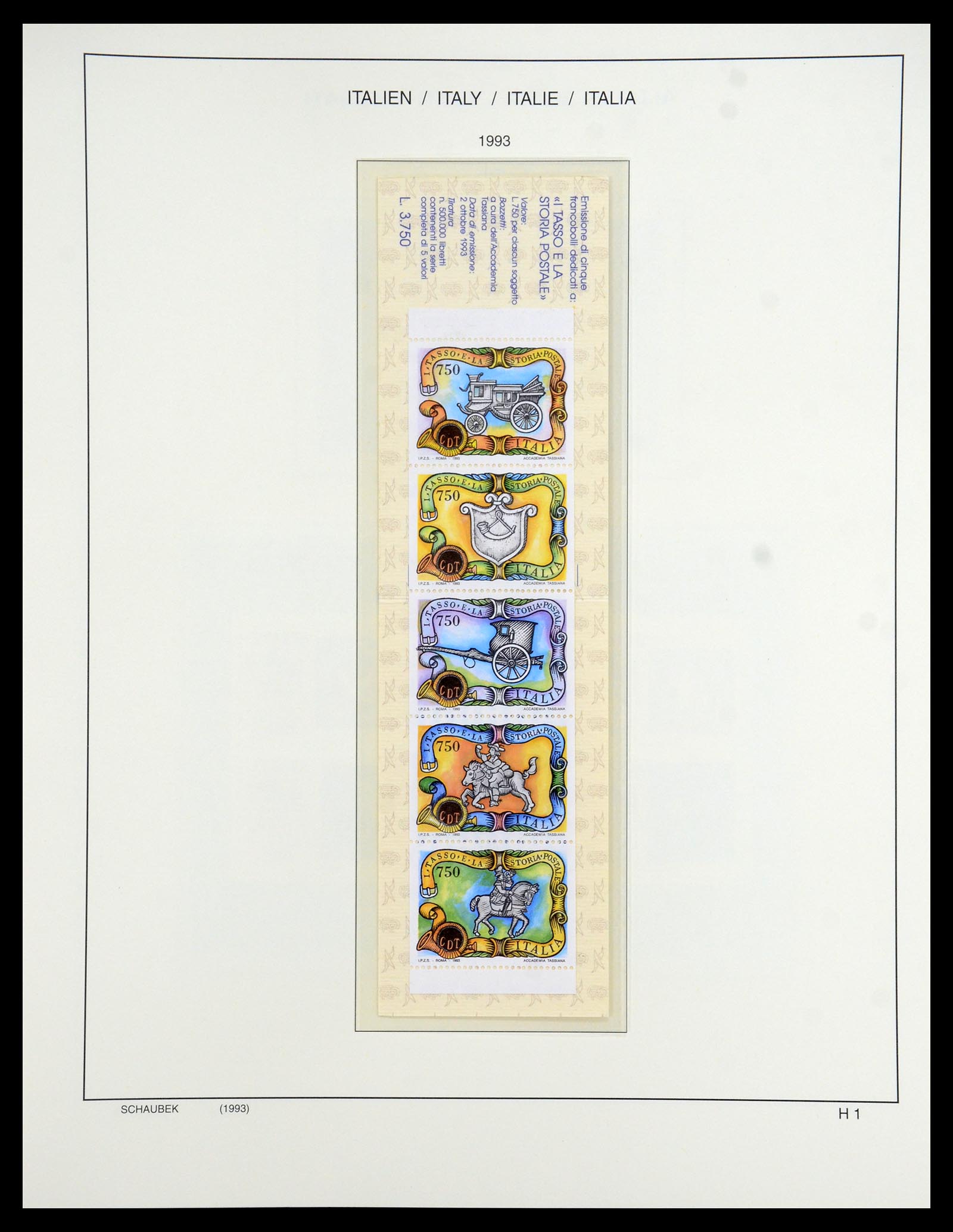35340 272 - Postzegelverzameling 35340 Italië 1861-1996.